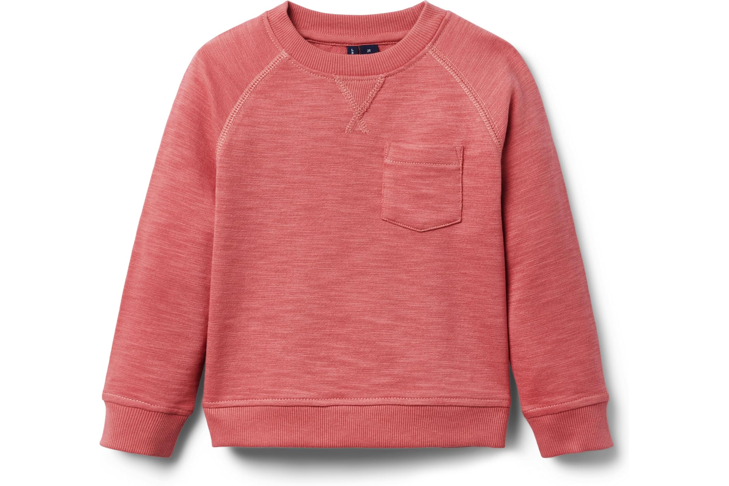 Janie and Jack Boys Slub French Terry Crew Neck ToddlerLittle KidBig Kid 3890₽