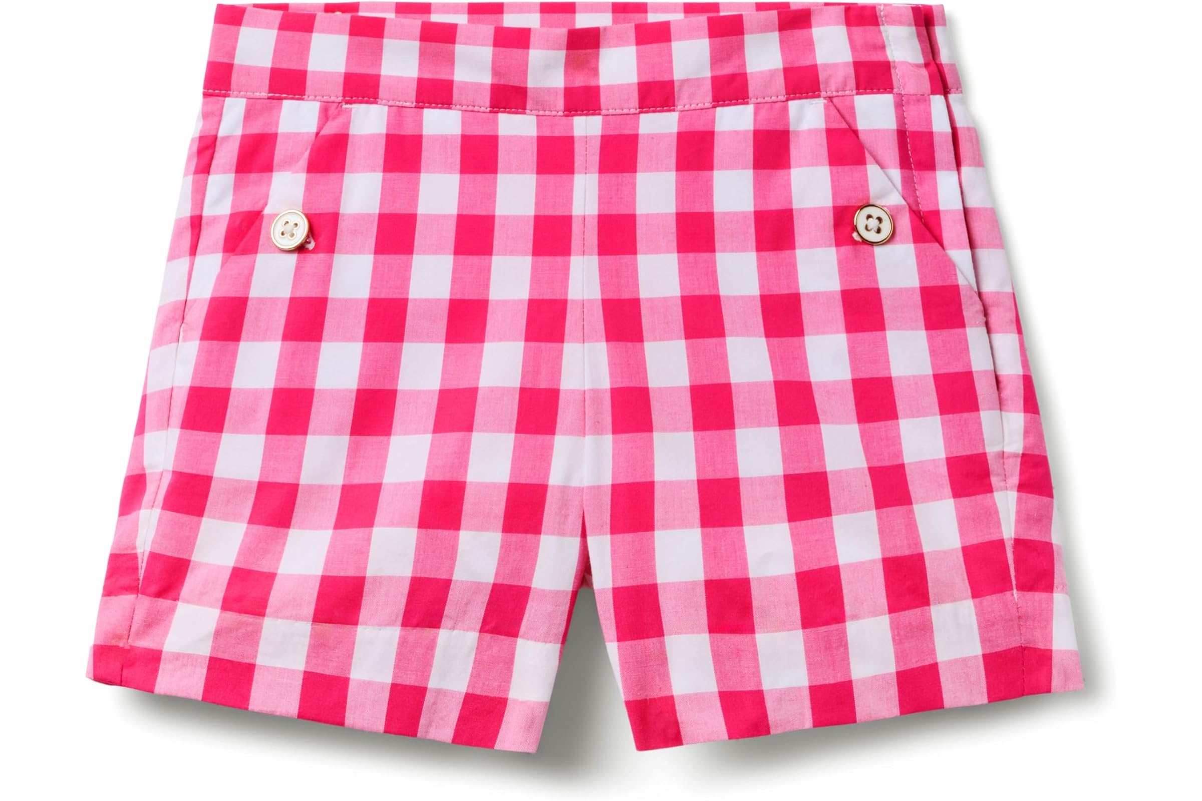 Janie and Jack Girls Pink Gingham Short ToddlerLittle KidBig Kid 7790₽