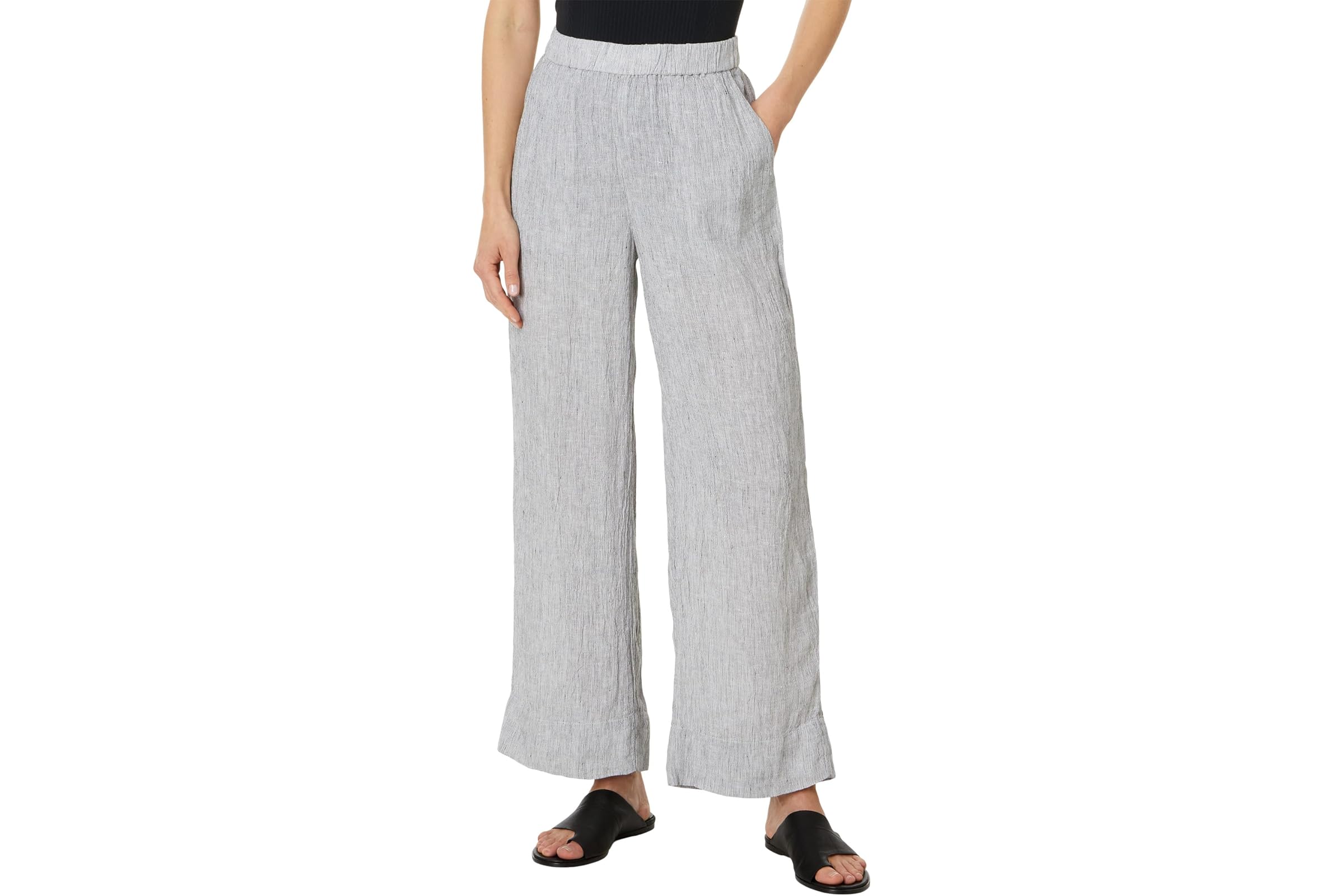 Eileen Fisher Petite Full Length Wide Leg Pant 24390₽