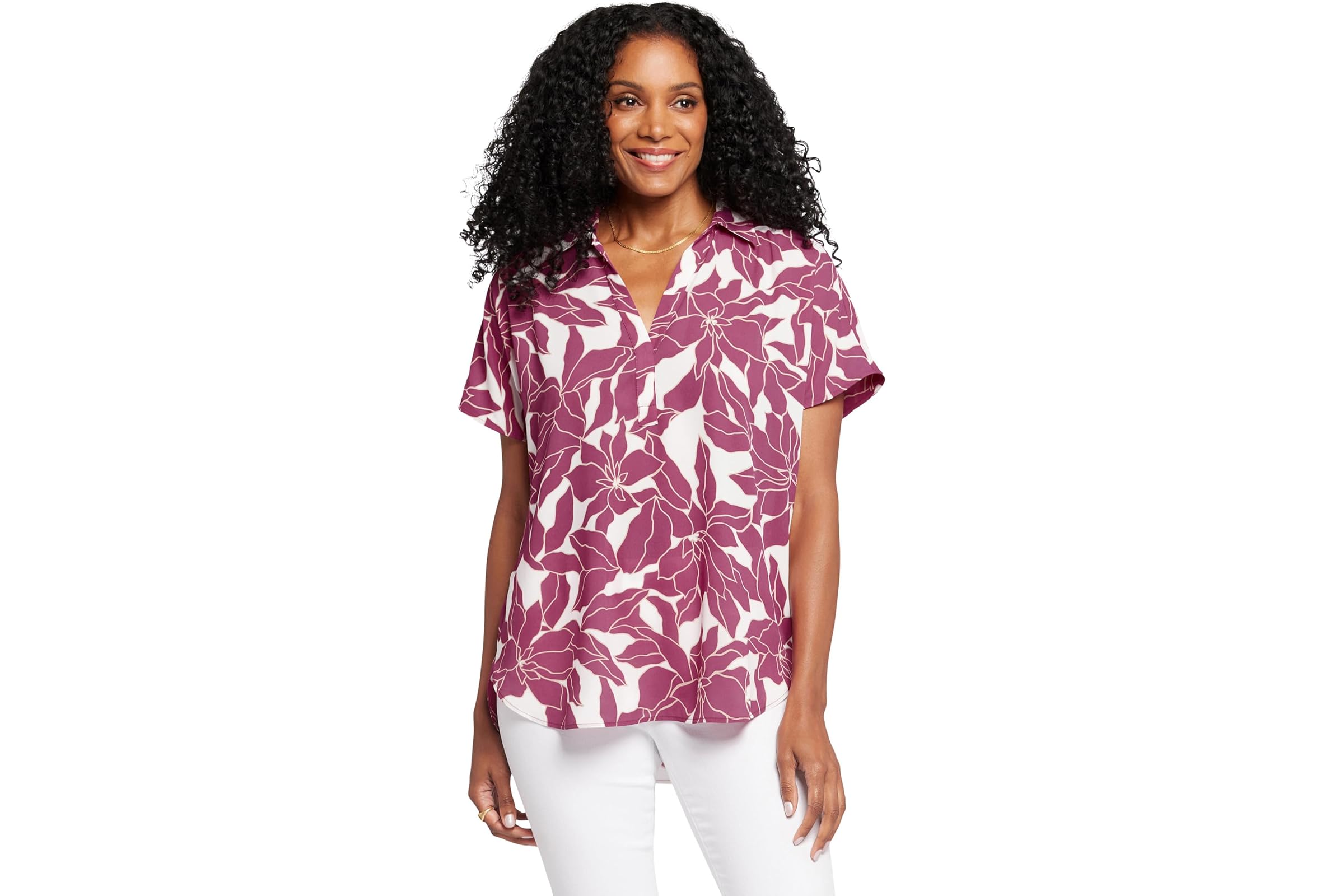 NYDJ Becky Short Sleeved Blouse 9290₽