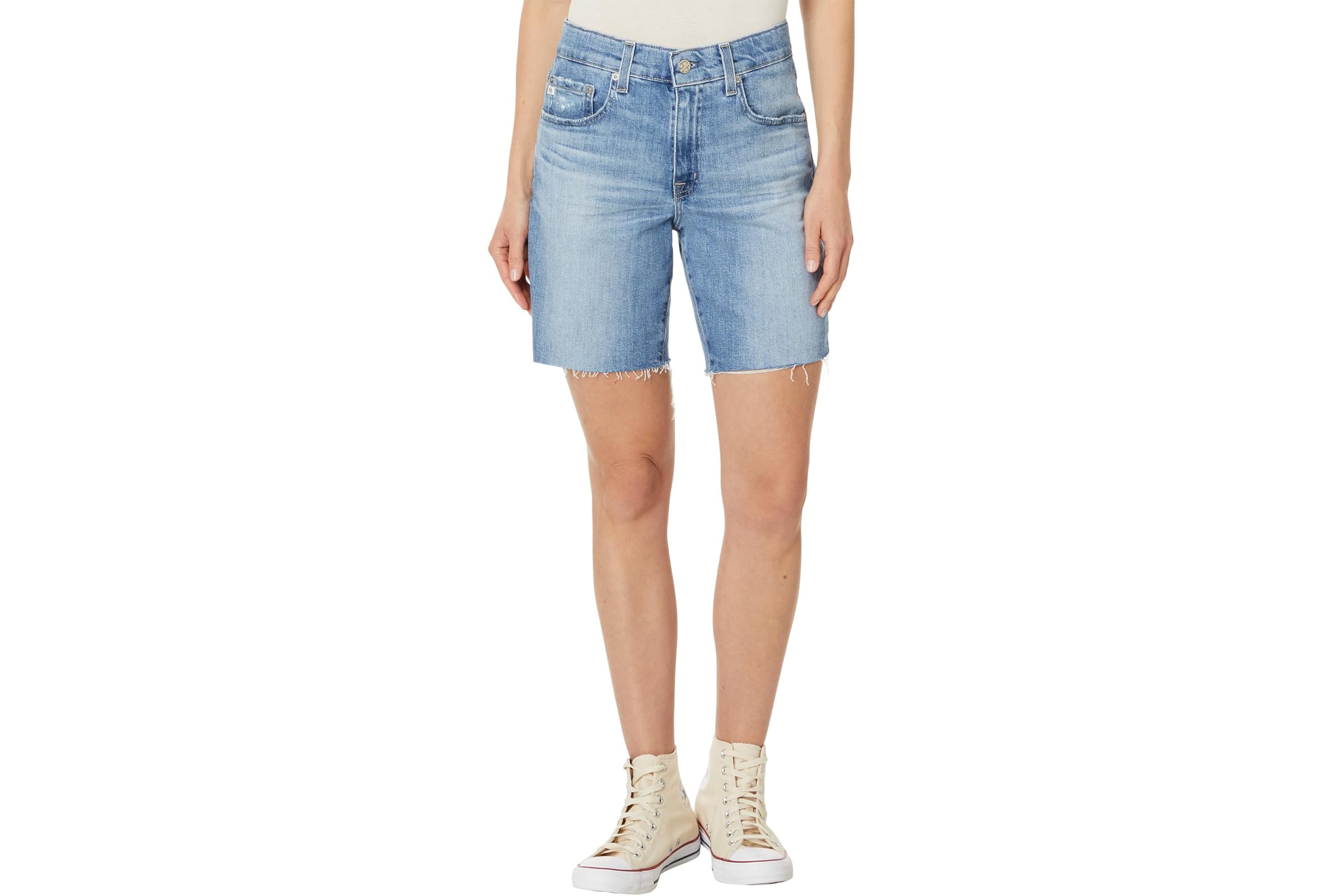 AG Jeans Ex-boyfriend High Rise Slouchy Shorts 29690₽
