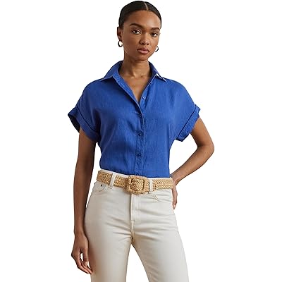 Lauren Ralph Lauren Relaxed Fit Linen Short-Sleeve Shirt
