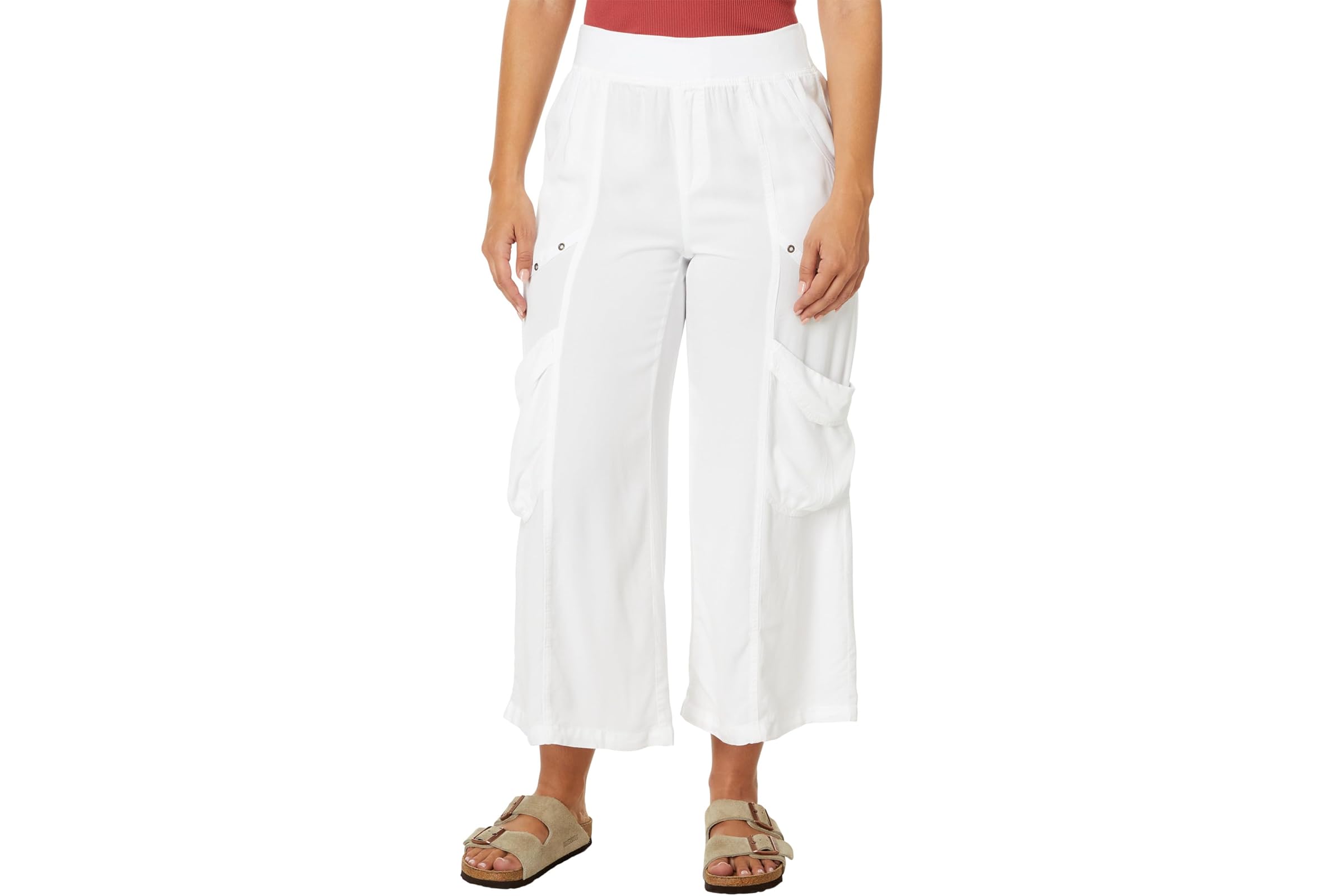 XCVI Twill Faulkner Crop