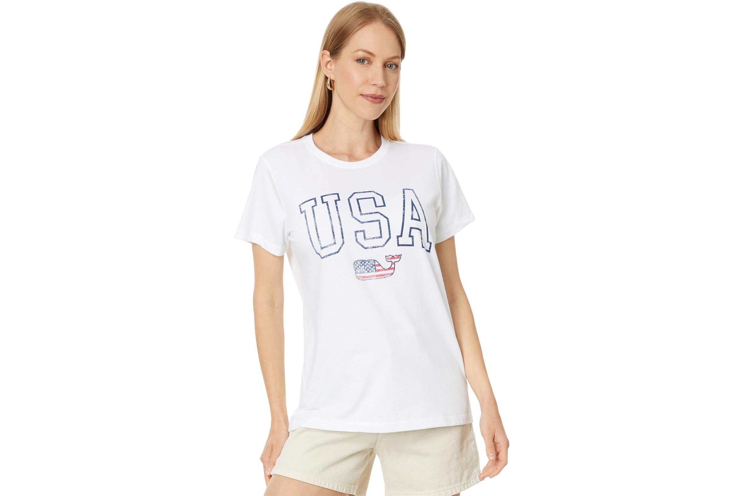 Vineyard Vines Flag Whale SS Tee 8490₽