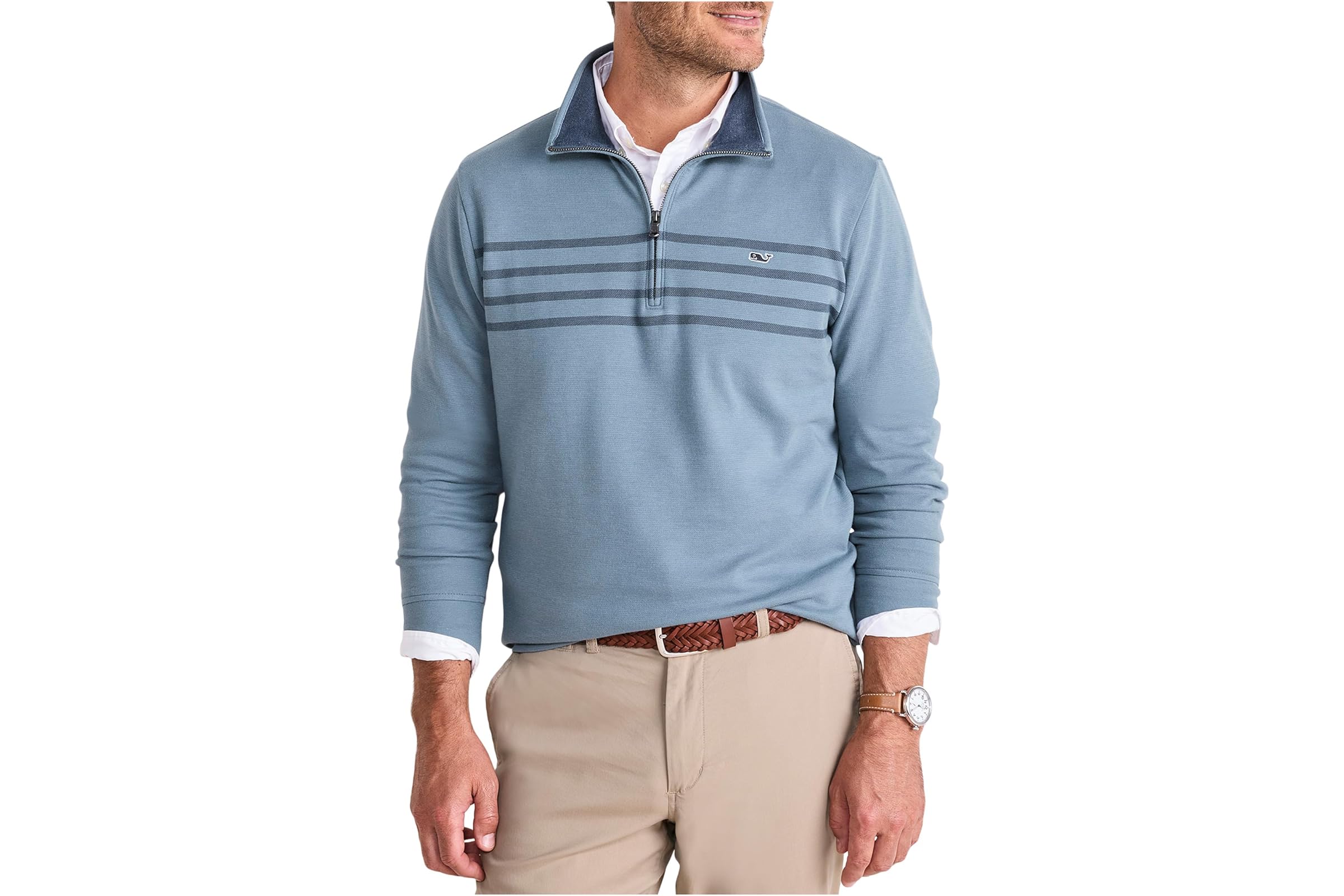 Мужская толстовка Vineyard Vines Saltwater Quarter Zip 23490₽