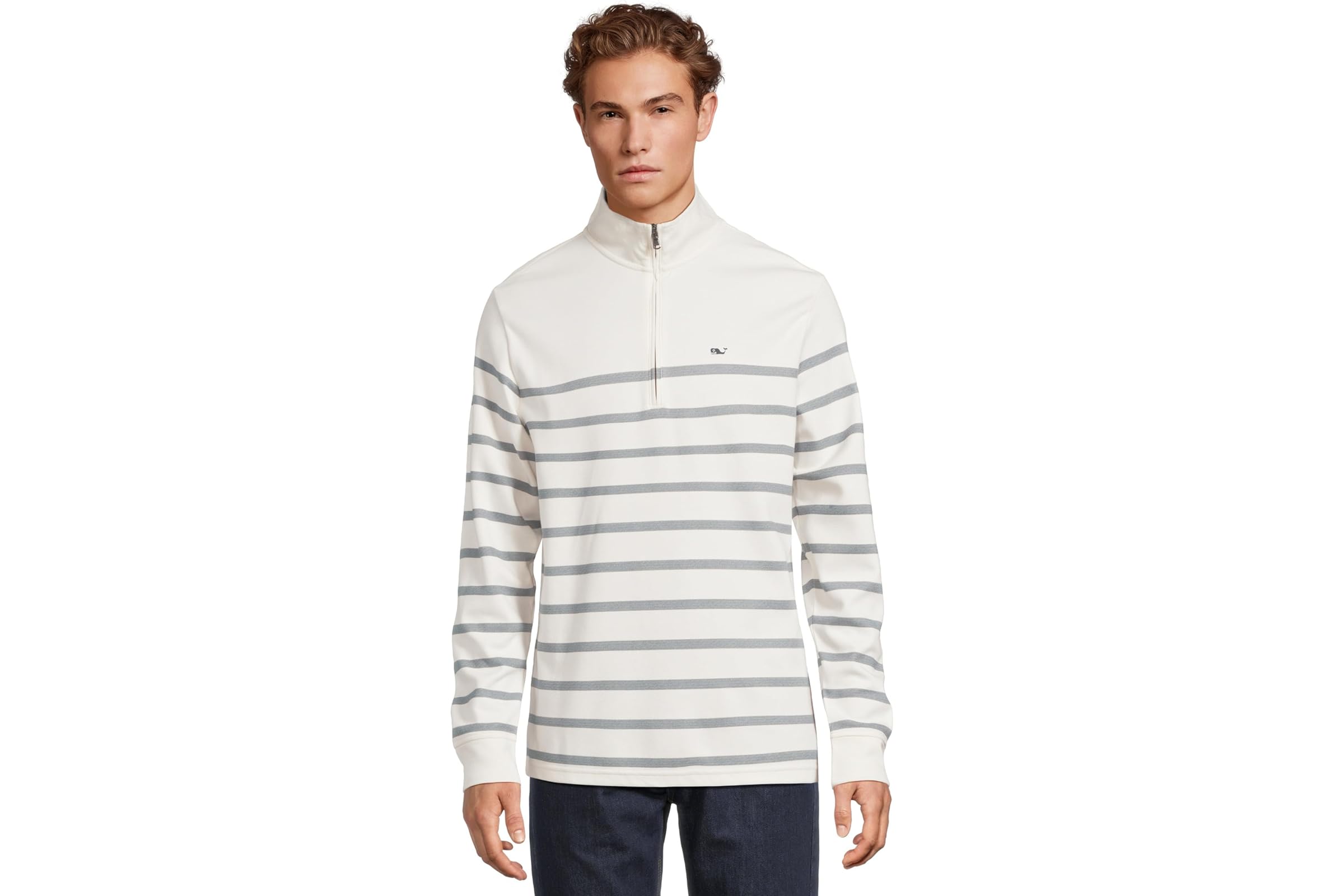Vineyard Vines Breton Stripe Saltwater Quarter Zip