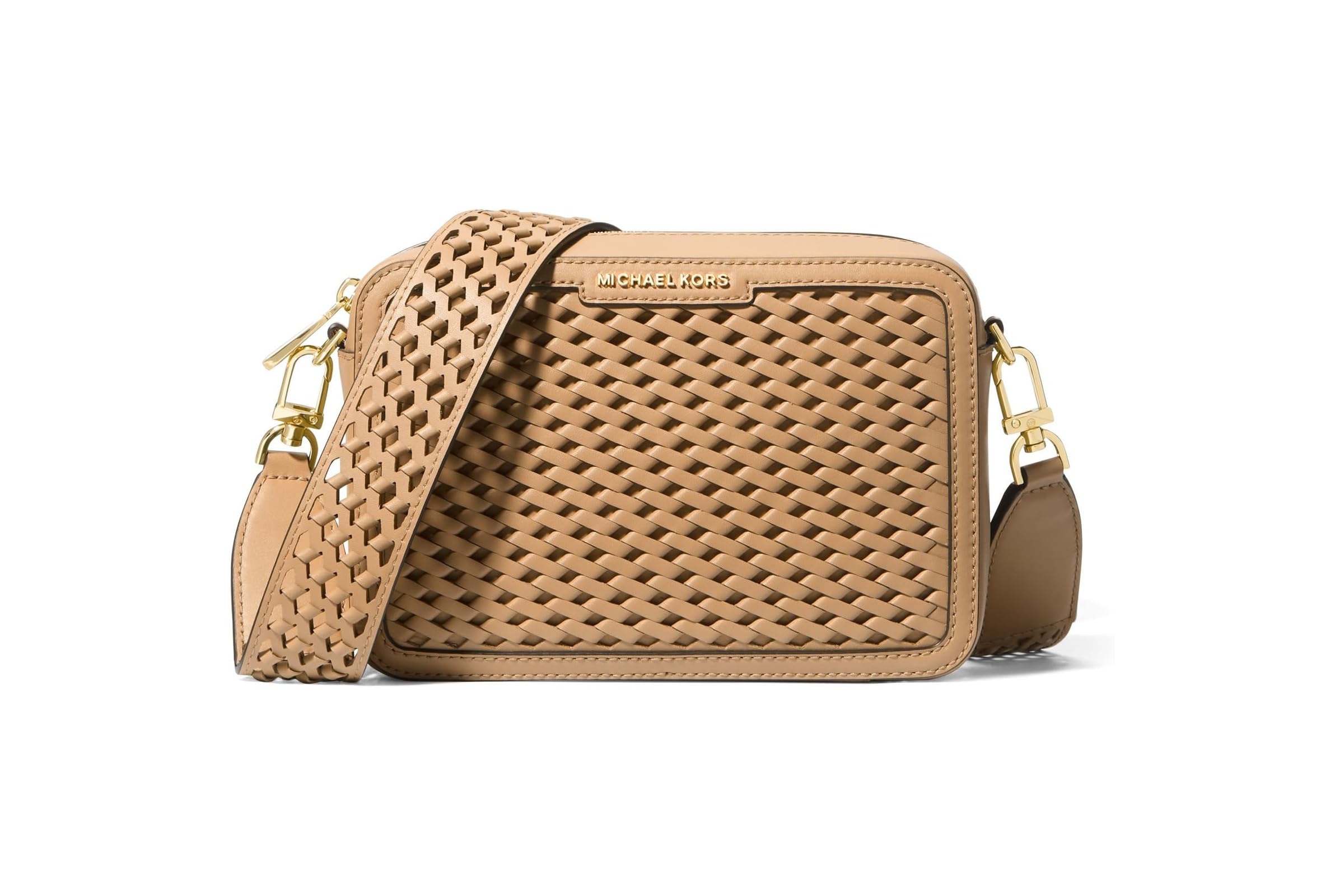 Женская сумка MICHAEL Michael Kors Jet Set Medium Camera Bag Woven Strap 41590₽