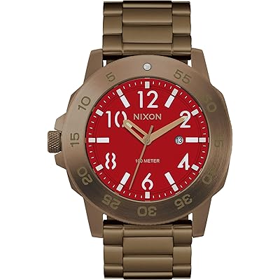 Khaki/Red