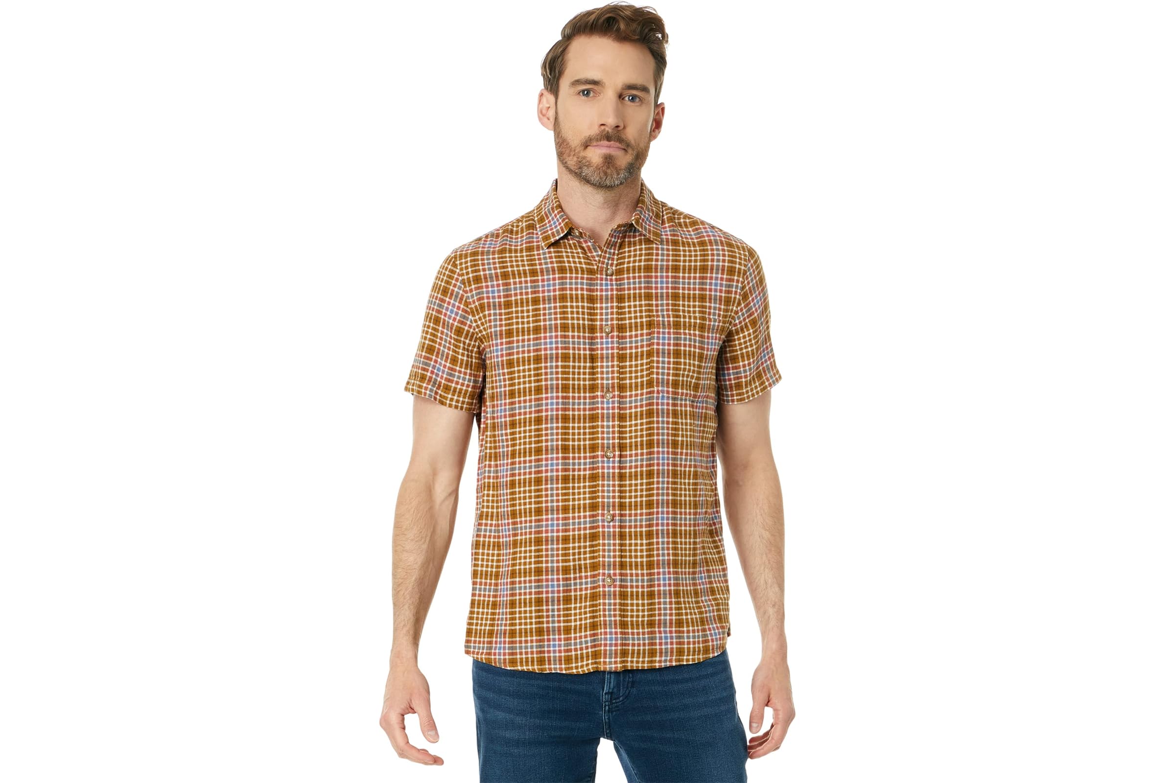 Мужская рубашка Pendleton Short Sleeve Dawson Linen Shirt