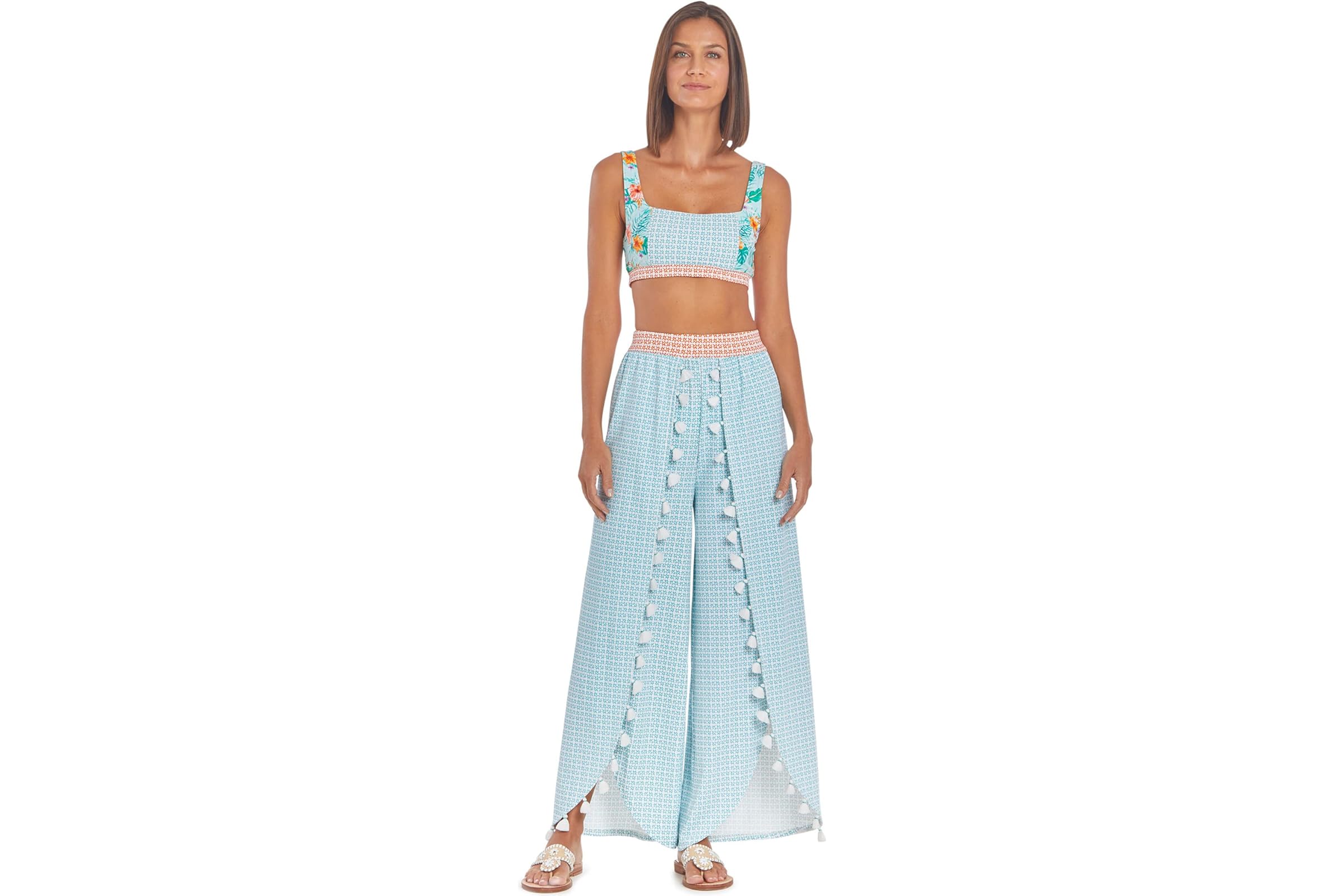 Cabana Life Tassel Palazzo Pants
