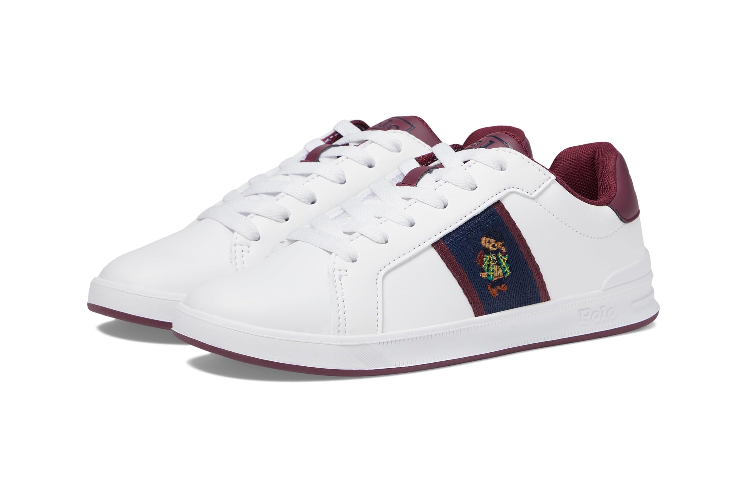 Мужские кроссовки Polo Ralph Lauren Kids Heritage Court II Bear (Big Kid)