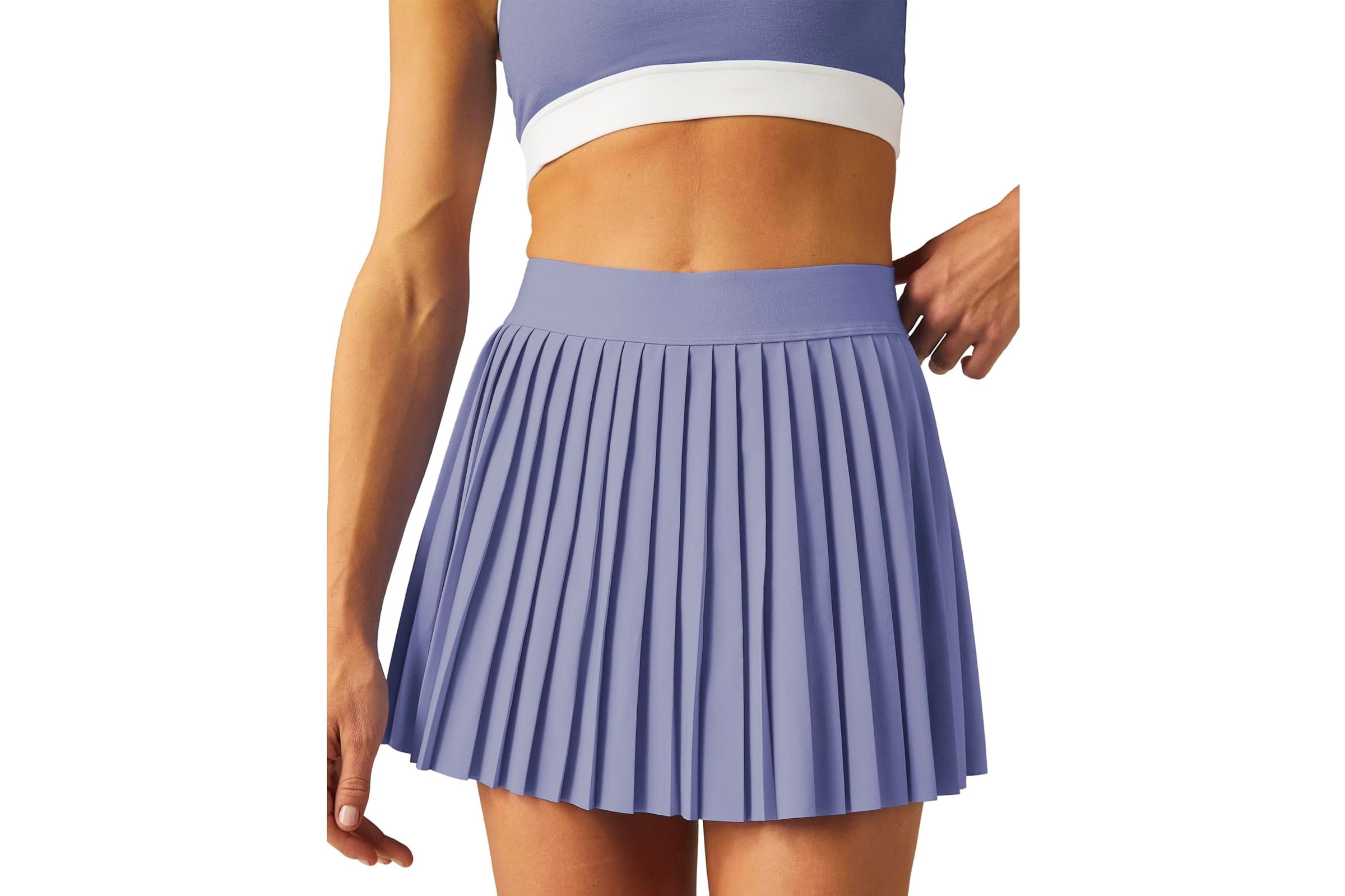 Beyond Yoga If You Pleats Miniskirt