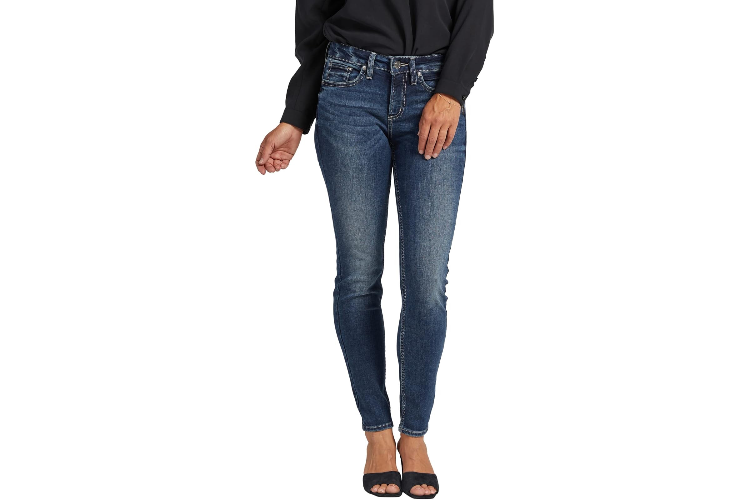 Silver Jeans Co Suki Mid-Rise Skinny Jeans L93136COO312 9490₽