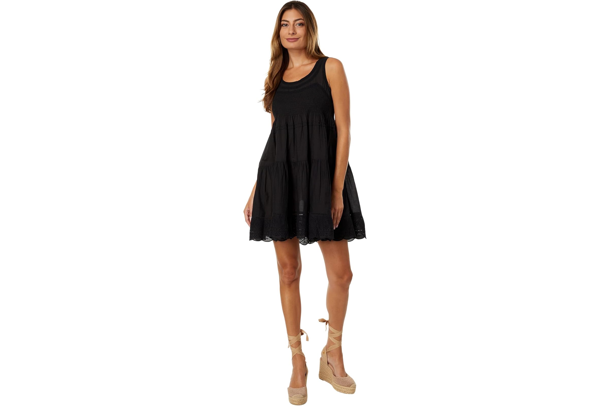 Платье Lucky Brand Embroidered Tiered Mini Dress 20190₽