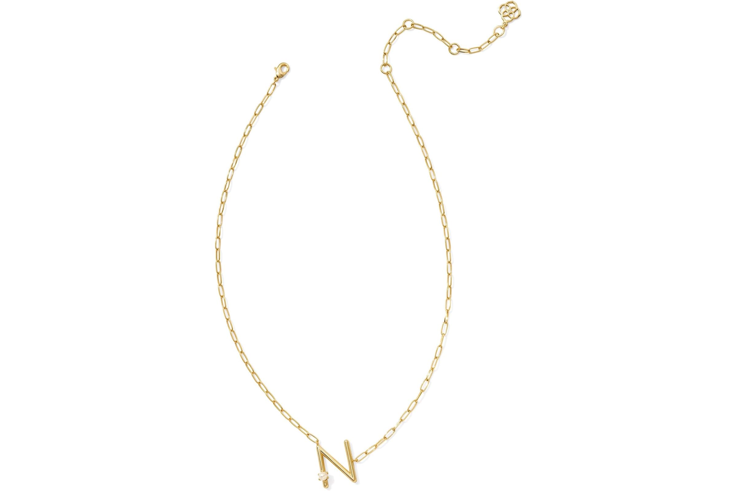 Колье Kendra Scott Pearl Letter N Short Pendant Necklace 11090₽