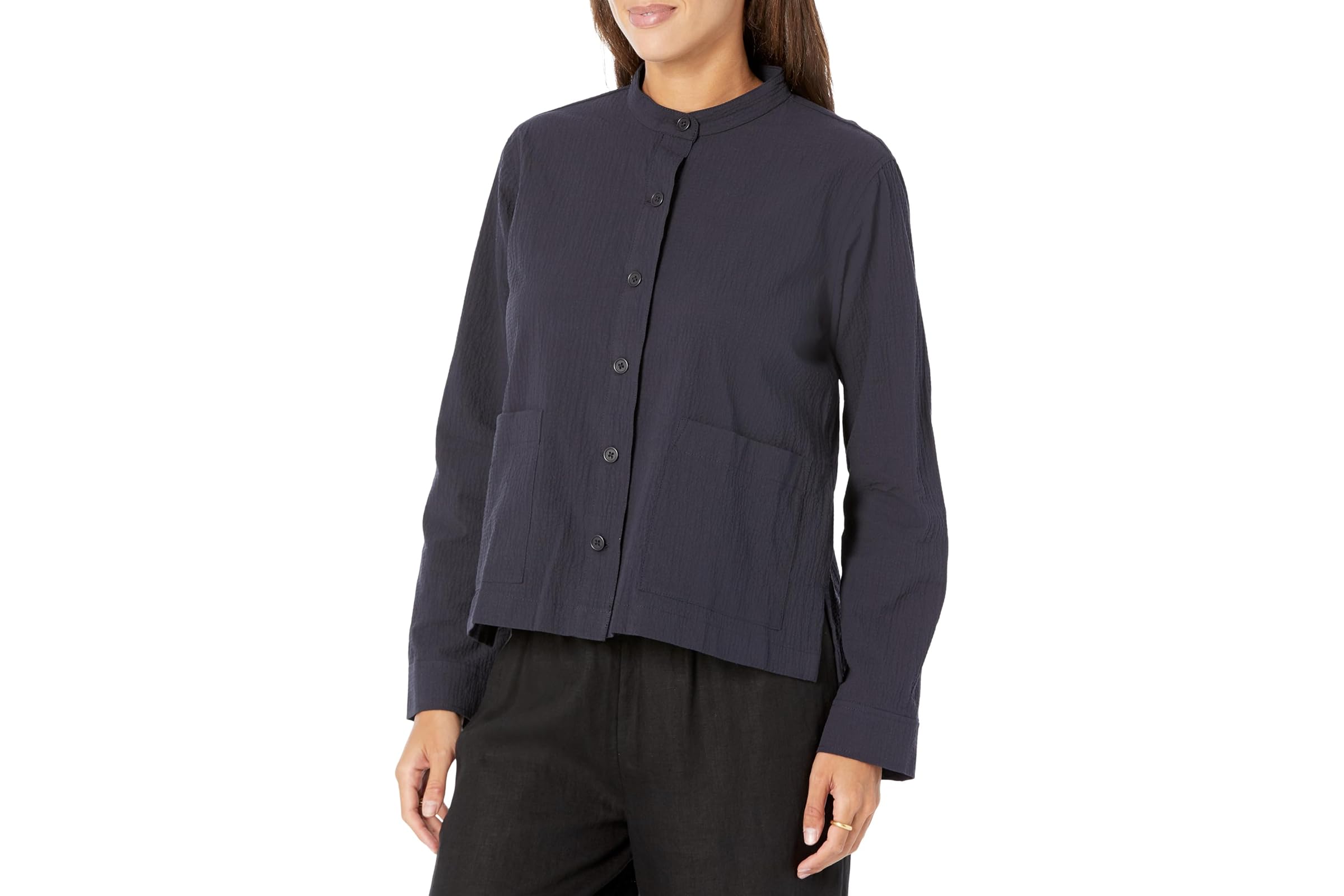 Eileen Fisher Mandarin Collar Jacket 28090₽