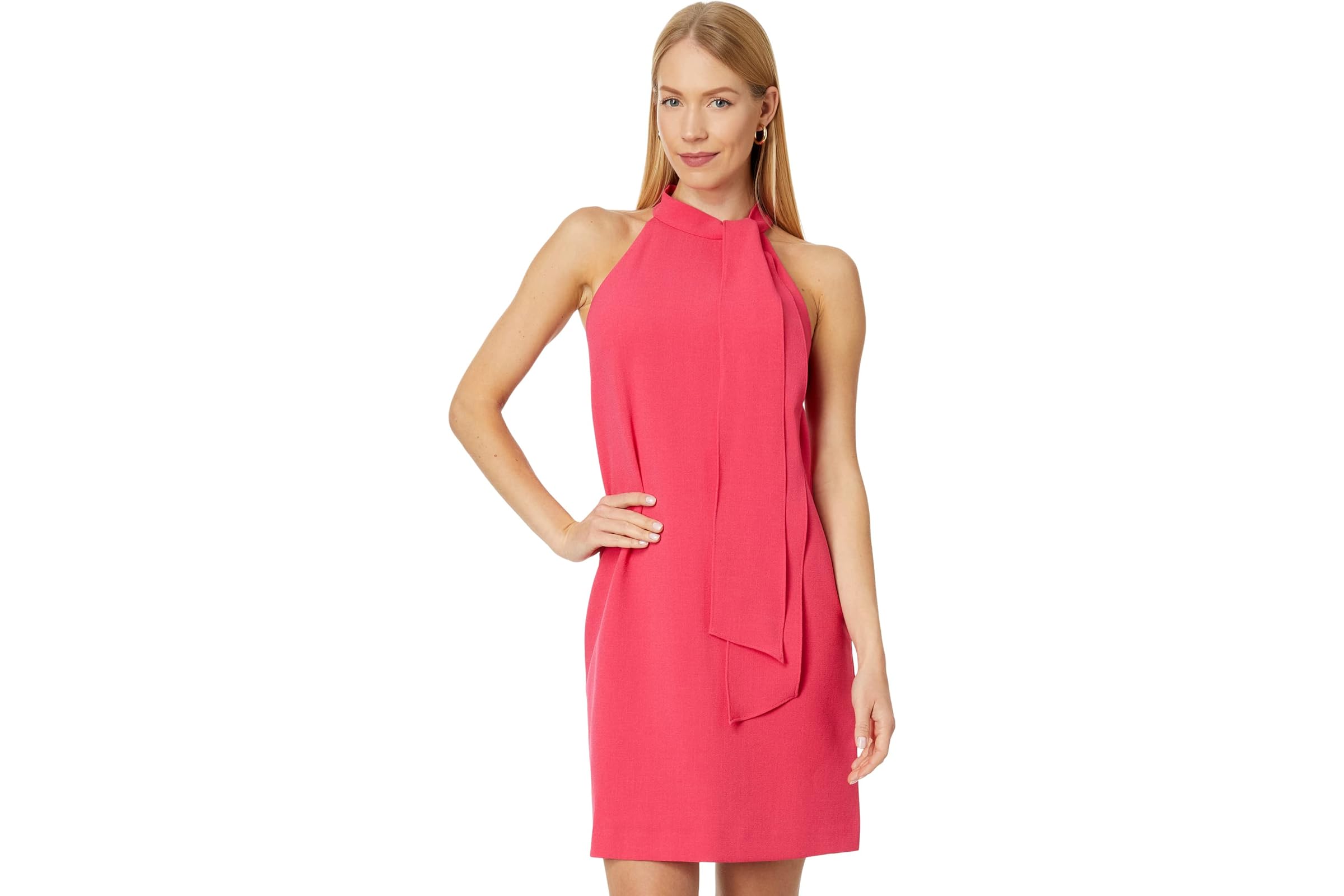 Платье Vince Camuto Crepe Bow Neck Halter Dress 10490₽
