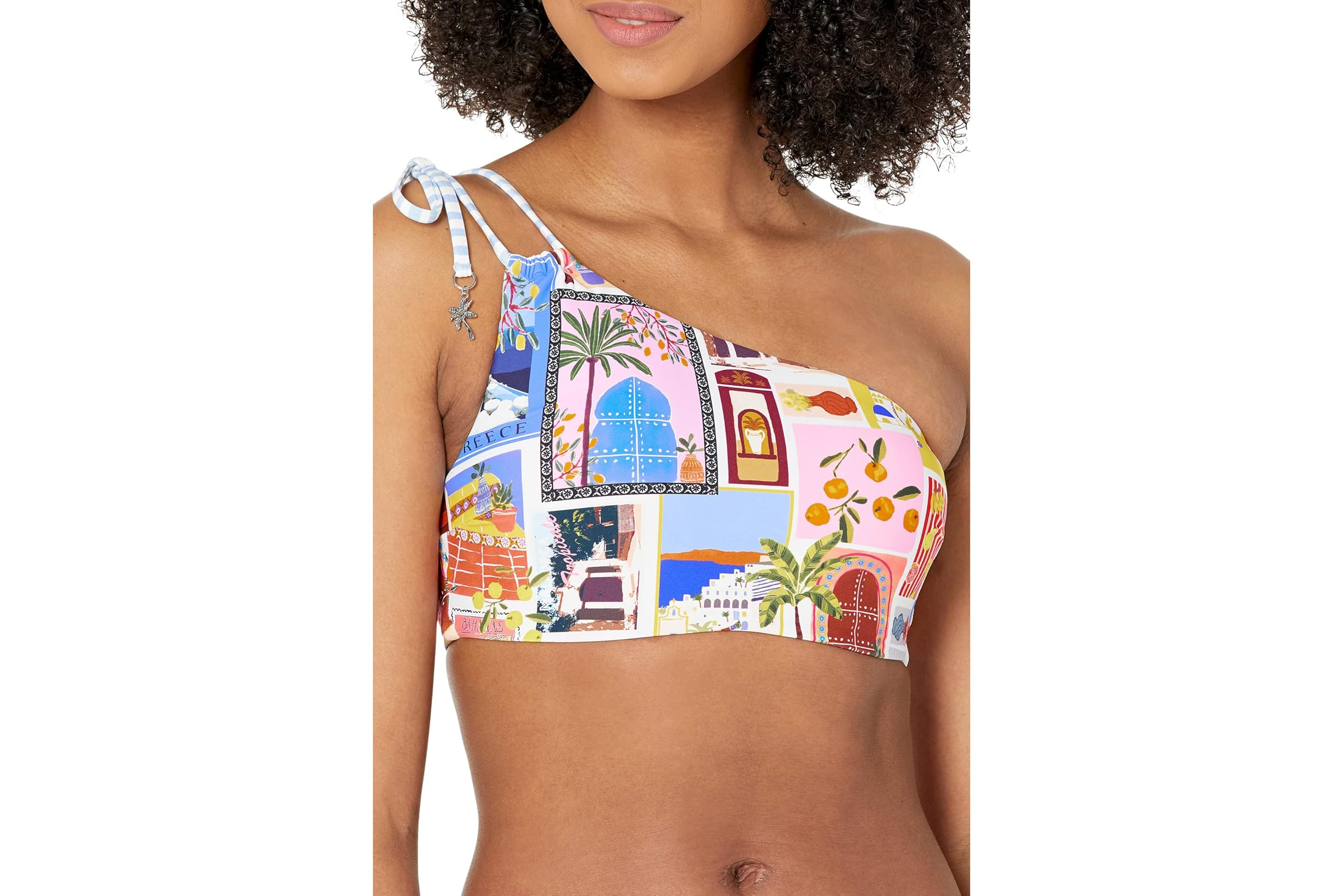 Купальник Seafolly On Vacation One Shoulder Top with Tie 19090₽