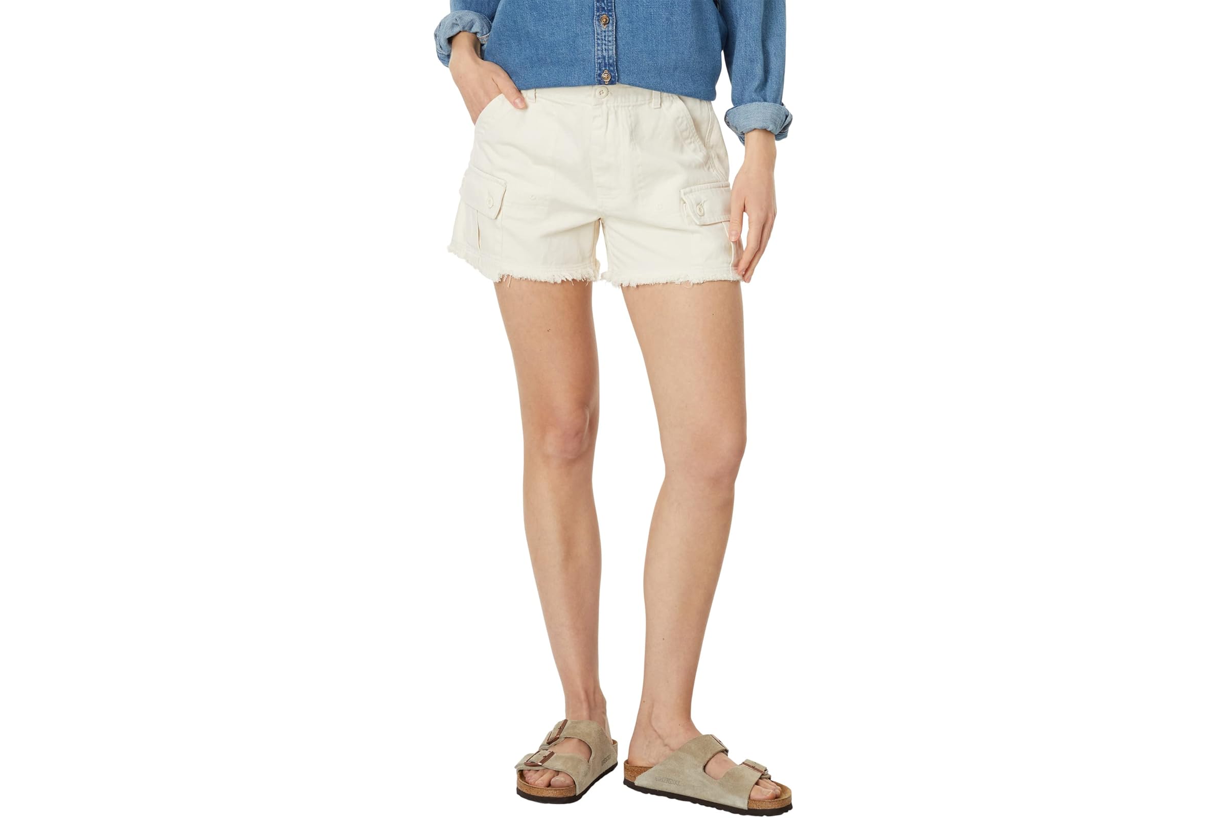 Шорты Lucky Brand Raw Hem Utility Shorts