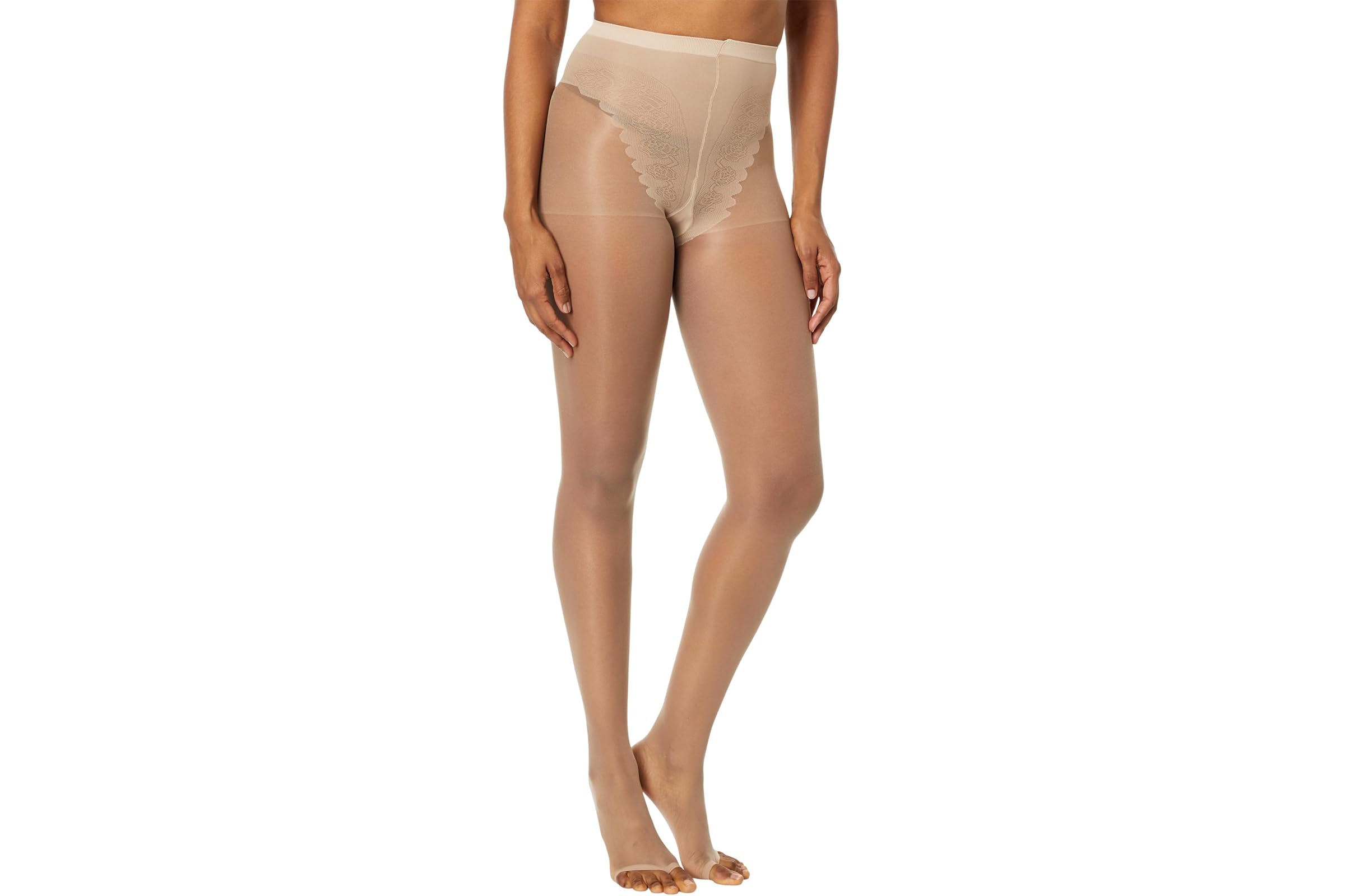 Колготки HUE Toeless Lace Control Top Sheer Tights 2-Pair Pack 3990₽