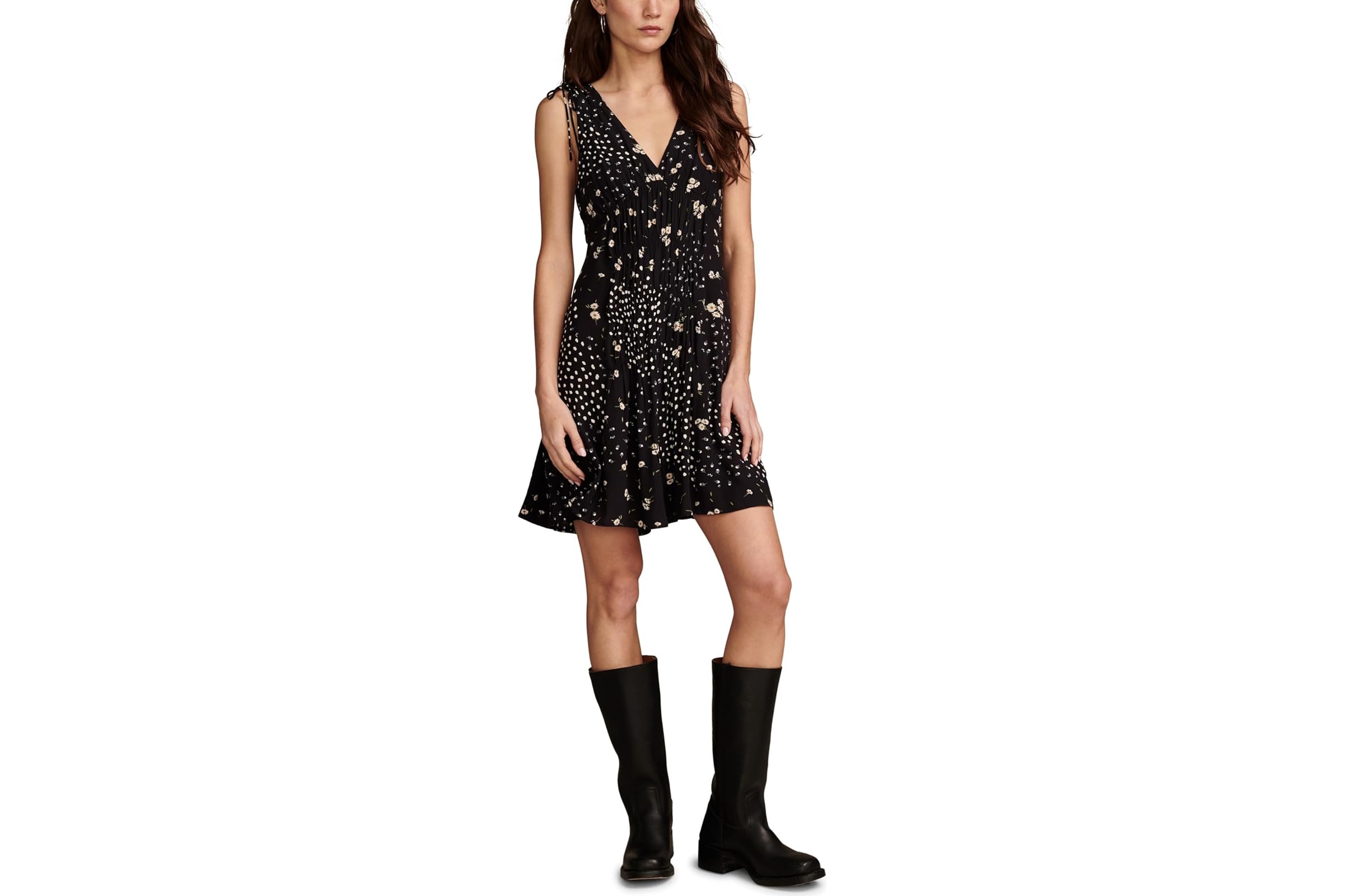 Платье Lucky Brand Smocked V Dress 18090₽