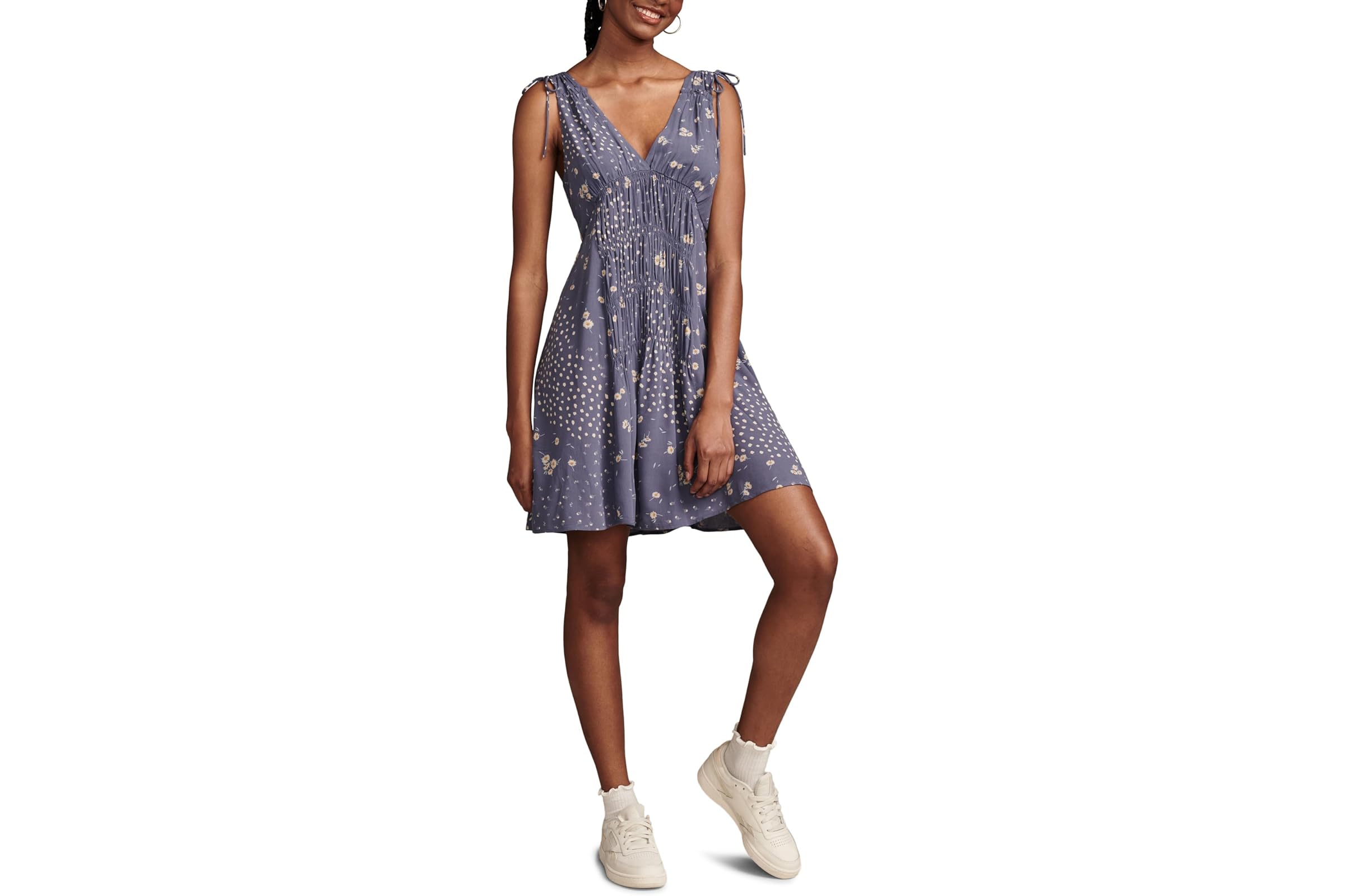 Lucky Brand Smocked V Dress 18590₽