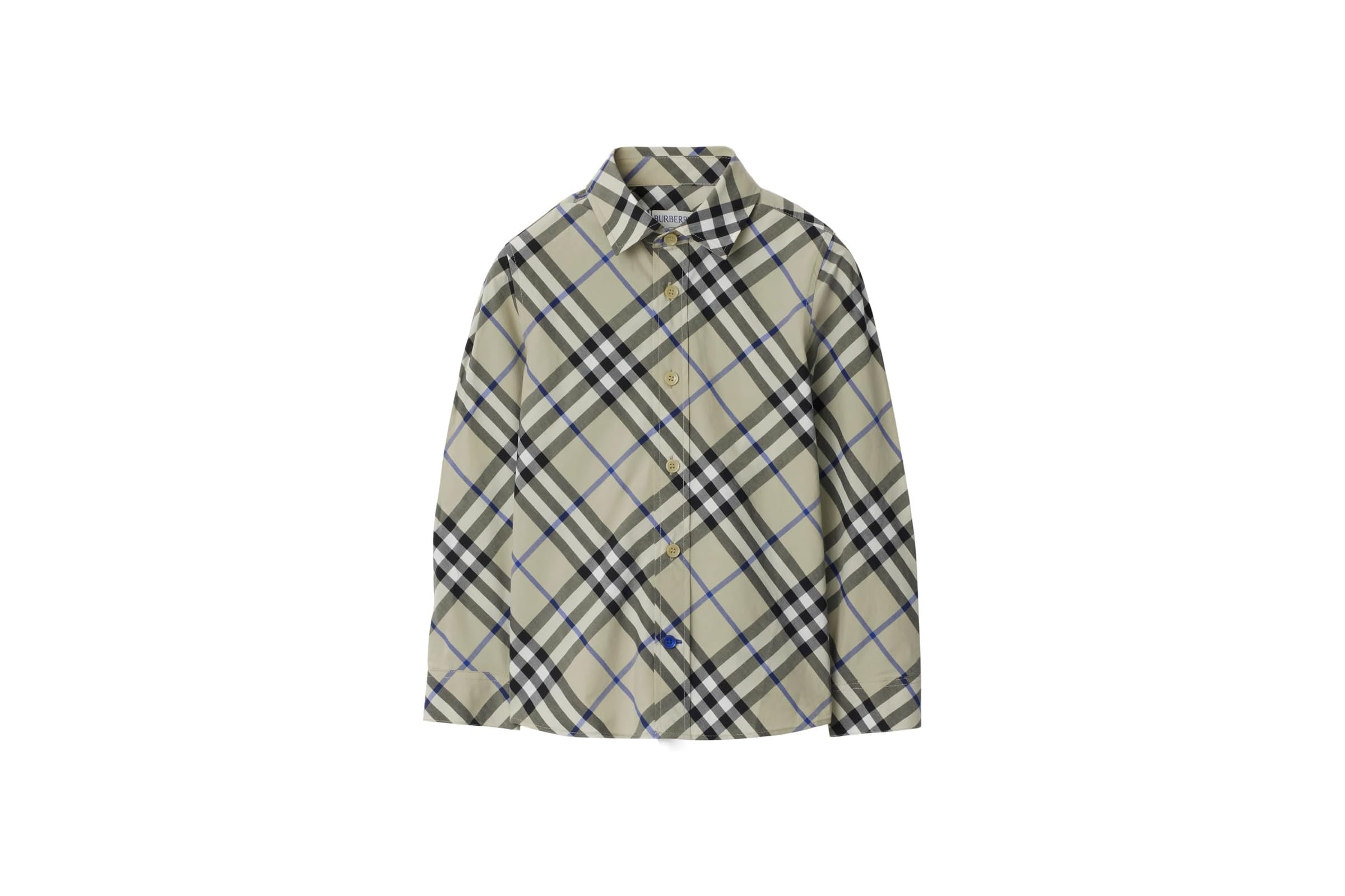 Burberry Kids Owen Check Long Sleeve Button Down Shirt Little KidBig Kid 47990₽