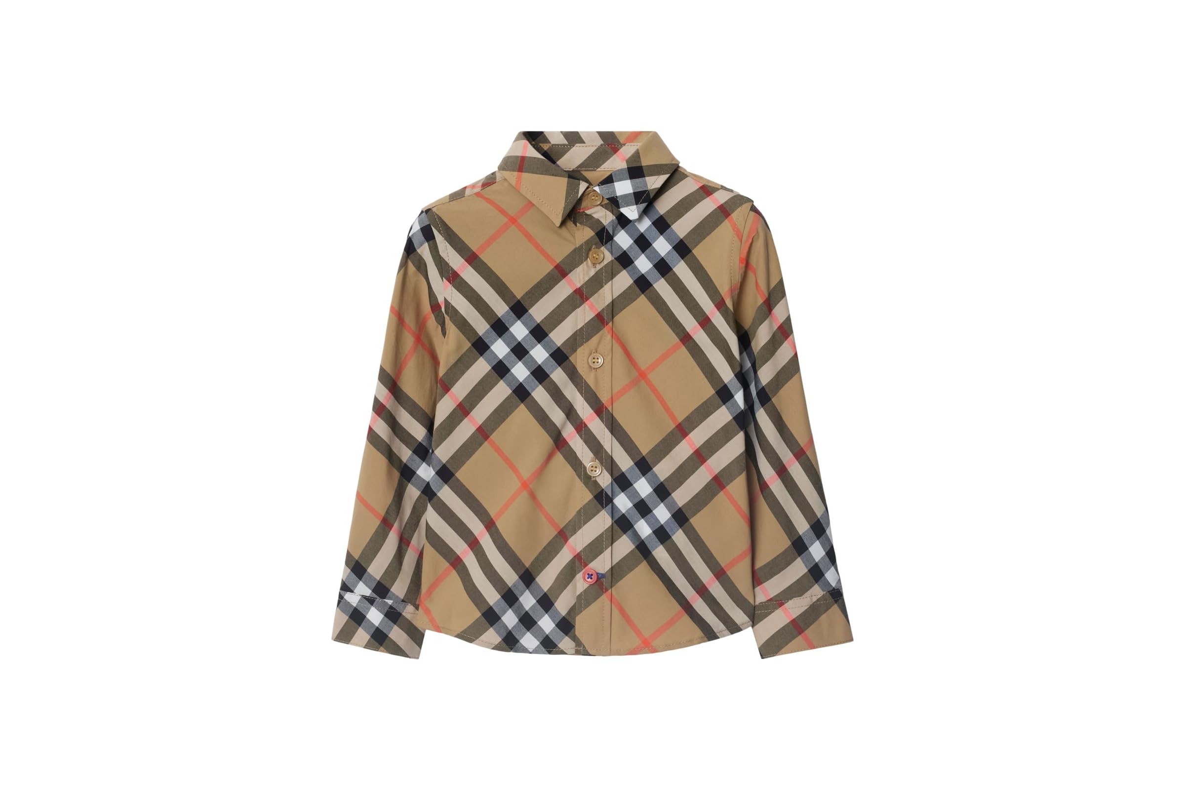 Burberry Kids Owen Check Long Sleeve Button Down Shirt InfantToddler 26190₽