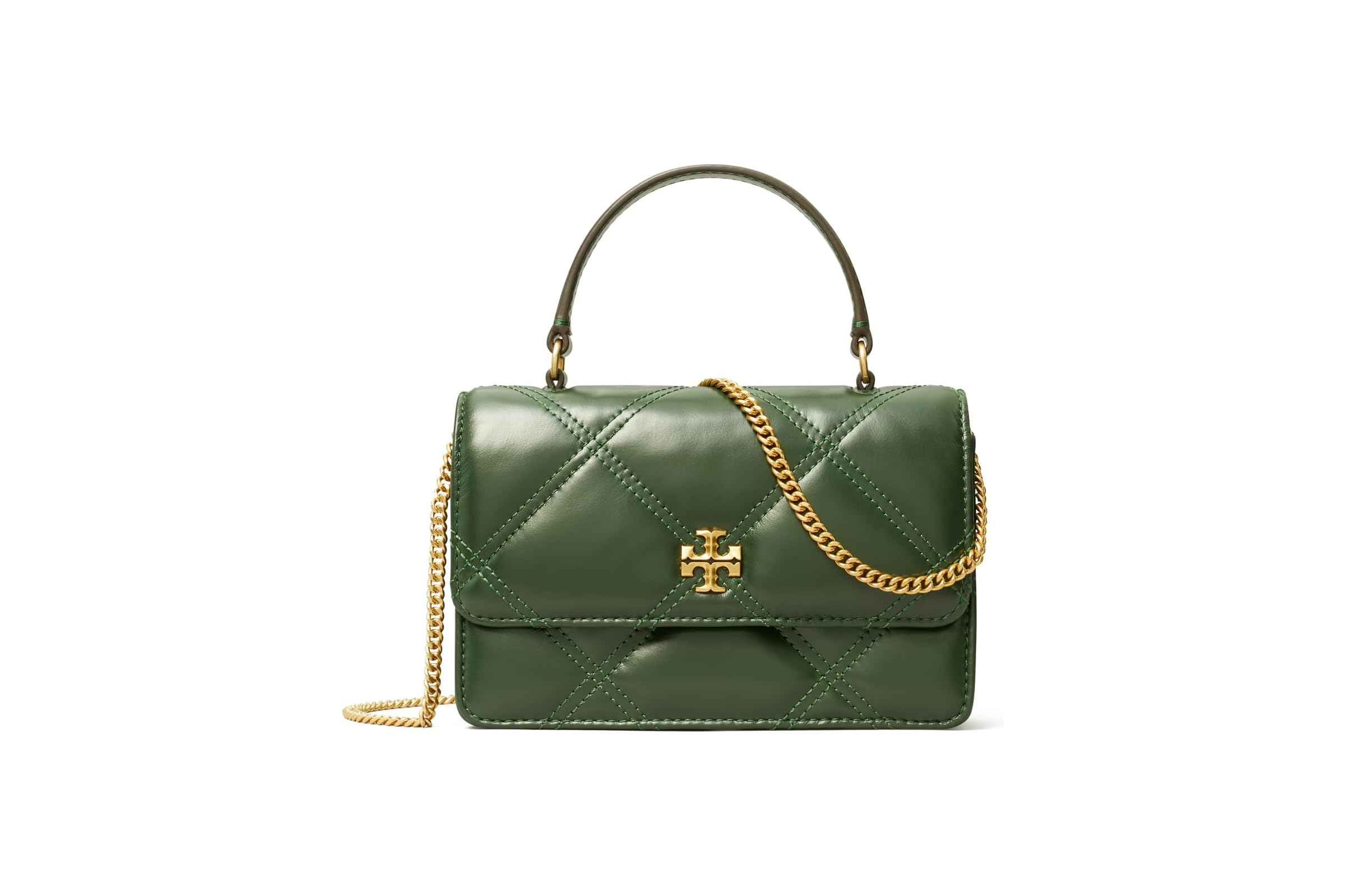 Сумка Tory Burch Kira Diamond Quilt Mini Top Handle Chain Wallet 64490₽