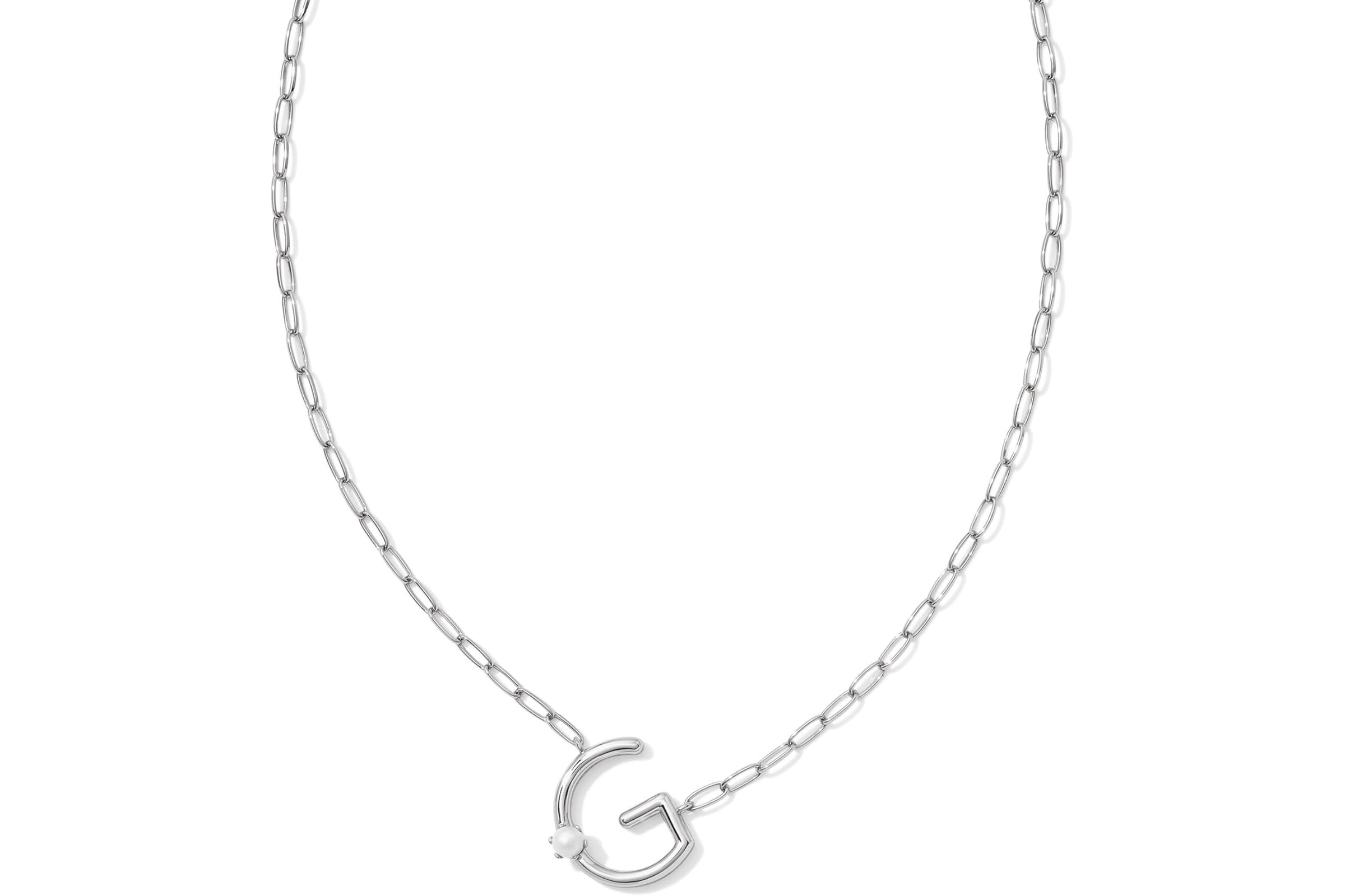 Kendra Scott Pearl Letter G Short Pendant Necklace 11690₽