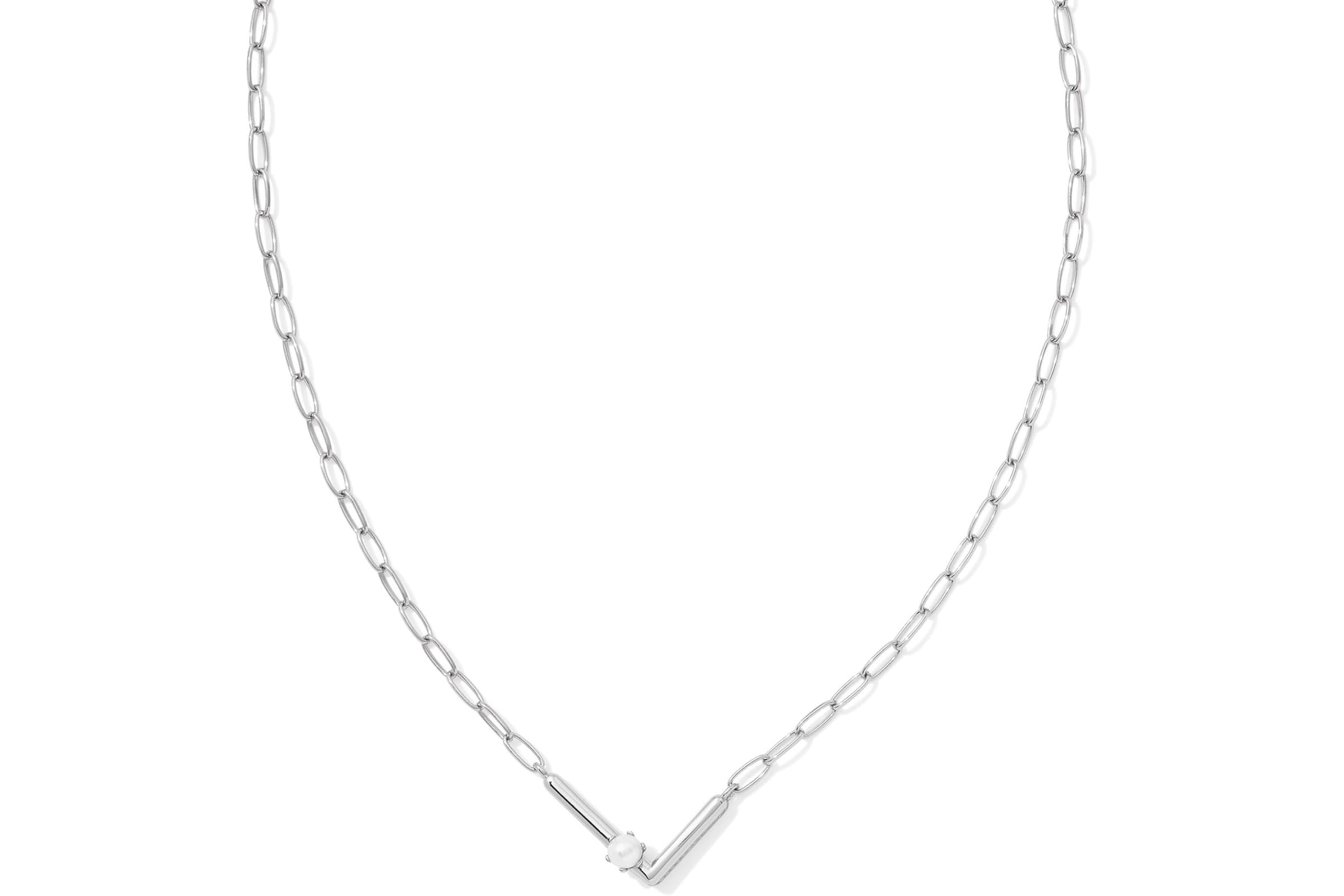 Kendra Scott Pearl Letter L Short Pendant Necklace 10490₽