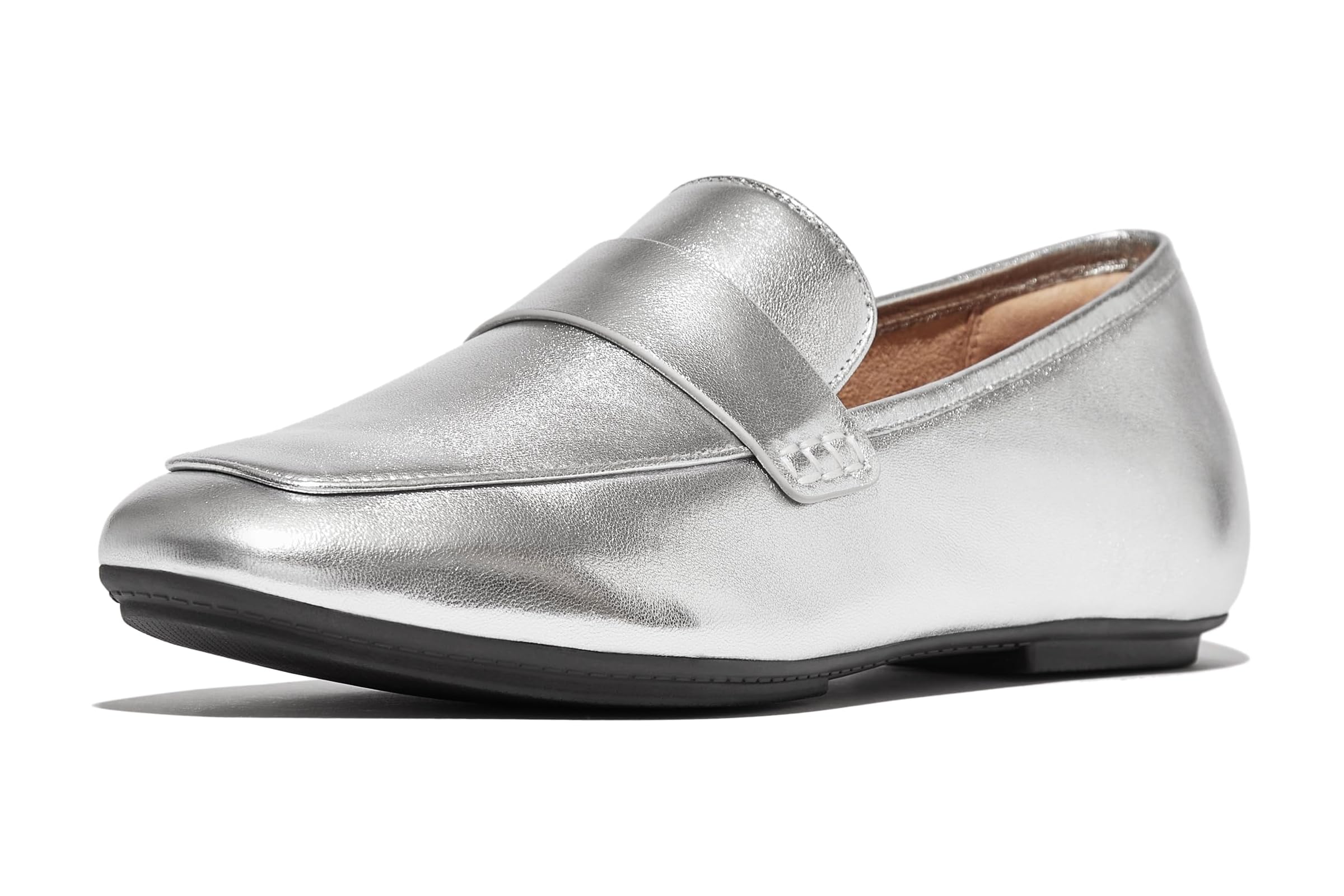 FitFlop Delicato Soft Metallic-Leather Loafers 14790₽
