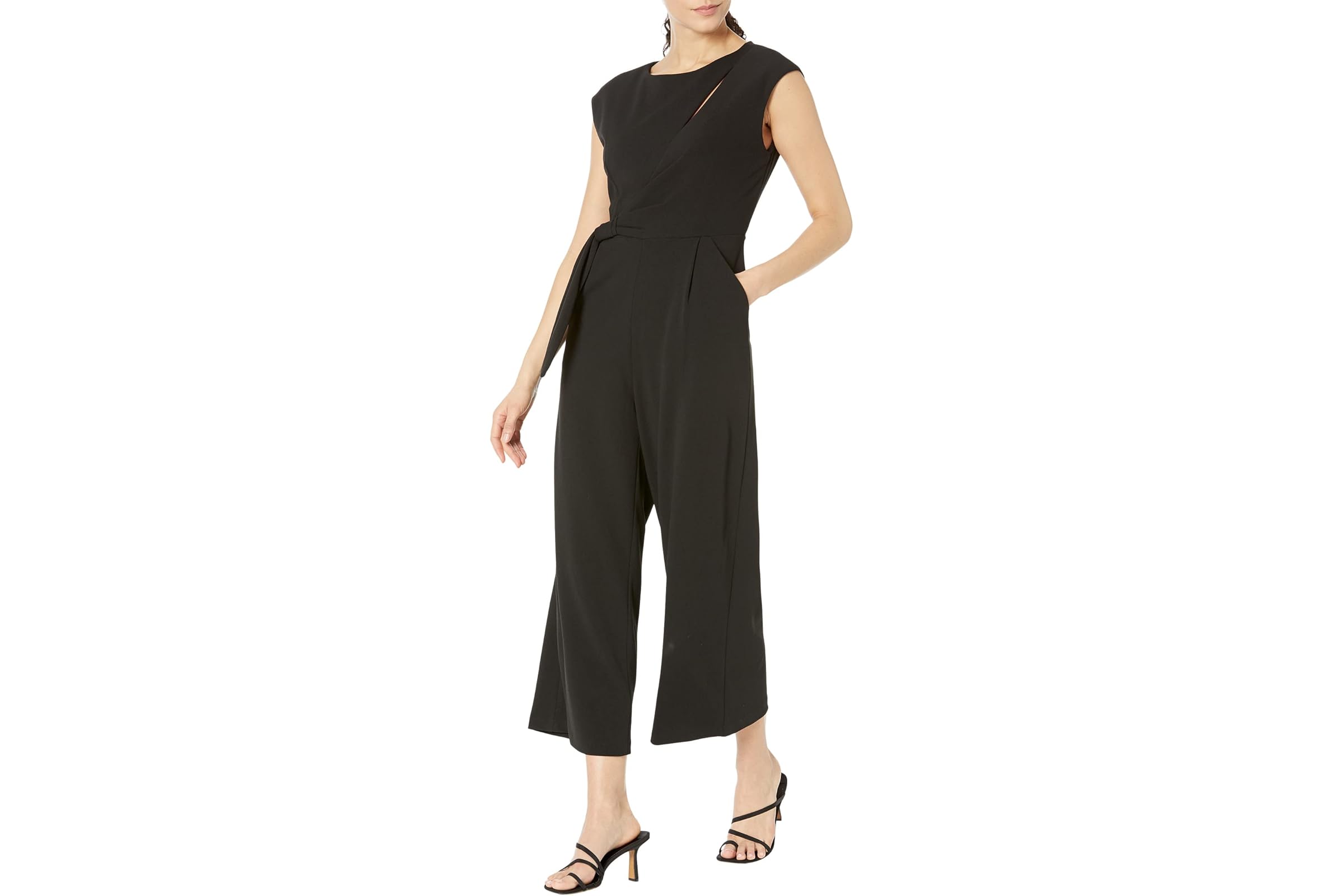 Calvin Klein Jumpsuit with Keyhole - Knotted Side Detail 17790₽