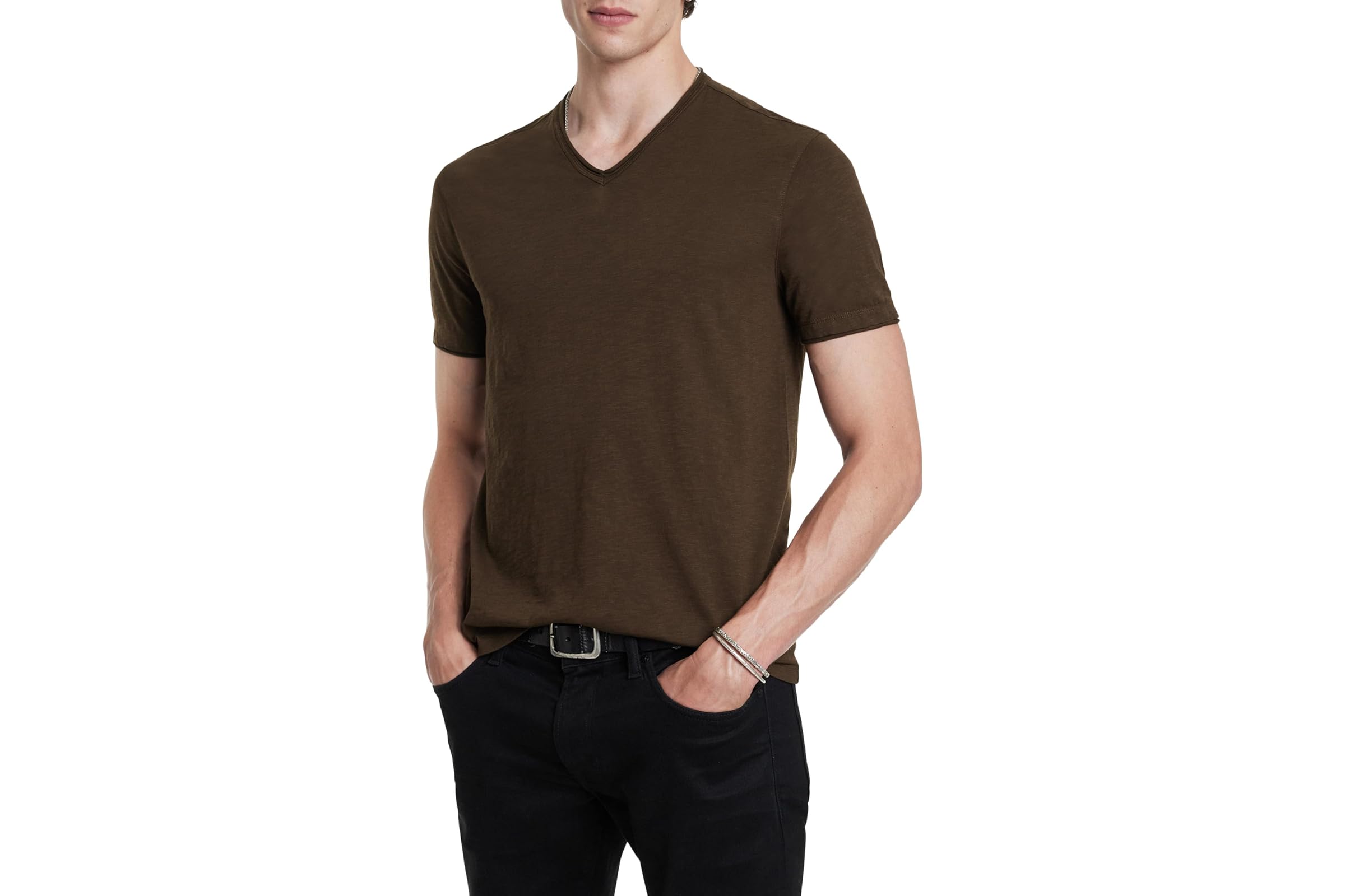 John Varvatos Miles V-Neck Tee K3595W24