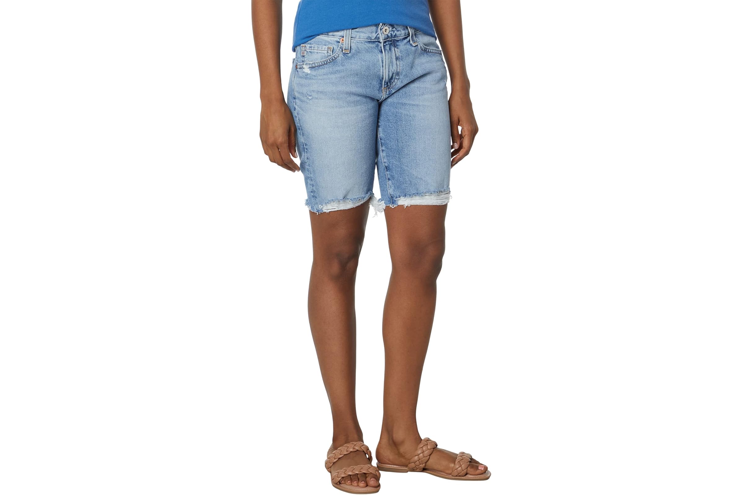 Шорты AG Jeans Nikki Relaxed Skinny Shorts in Apparition 32390₽