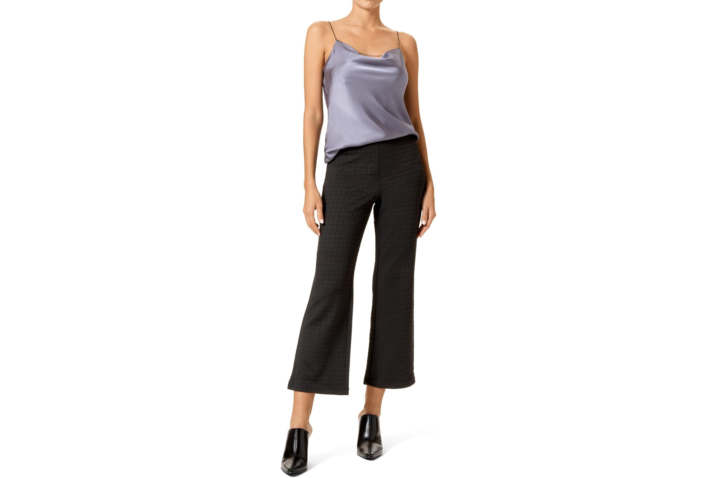 Брюки HUE Textured Ponte Cropped Flare Pants 9390₽