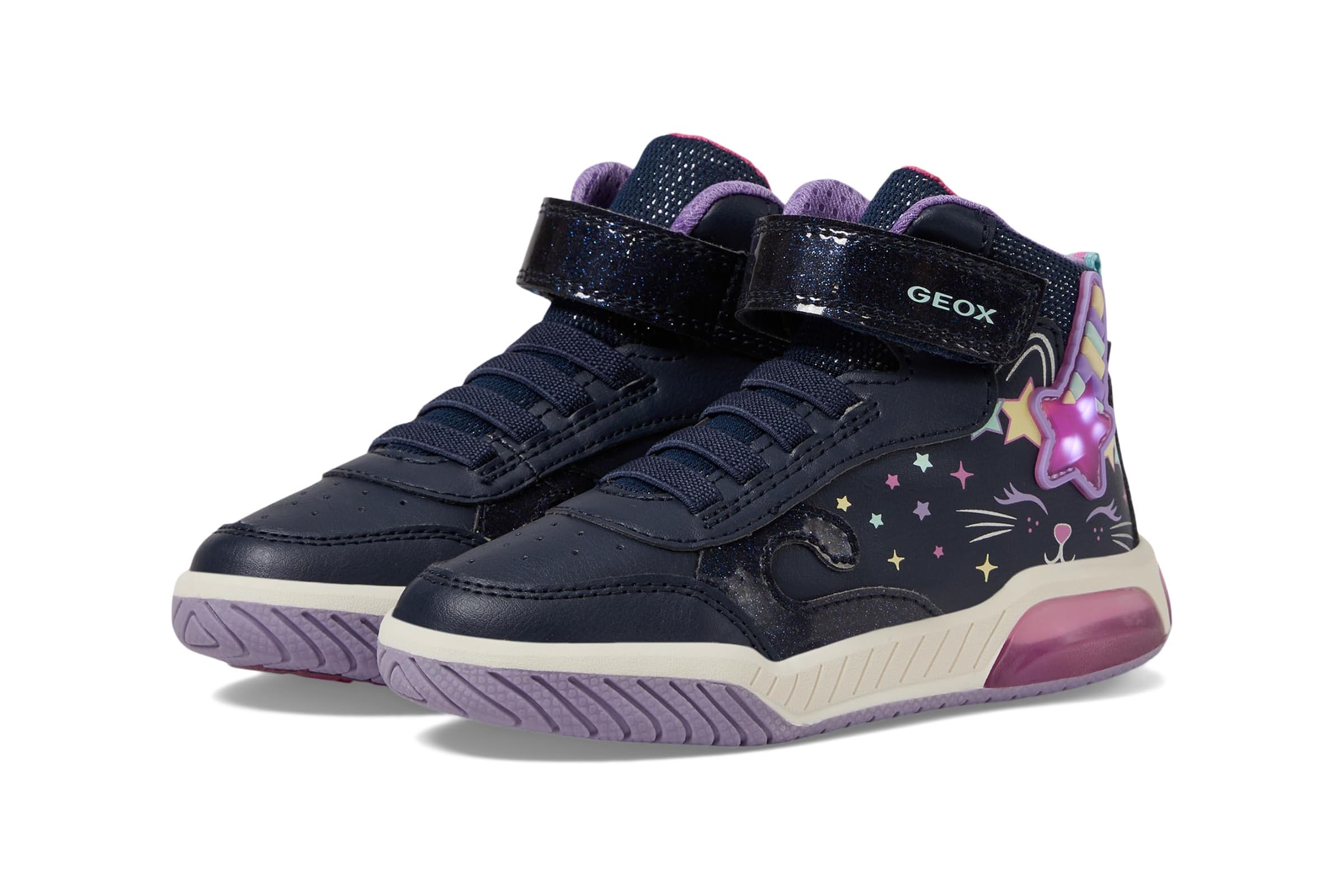 Женские кроссовки Geox Kids J Inek Girl ToddlerLittle KidBig Kid 14990₽