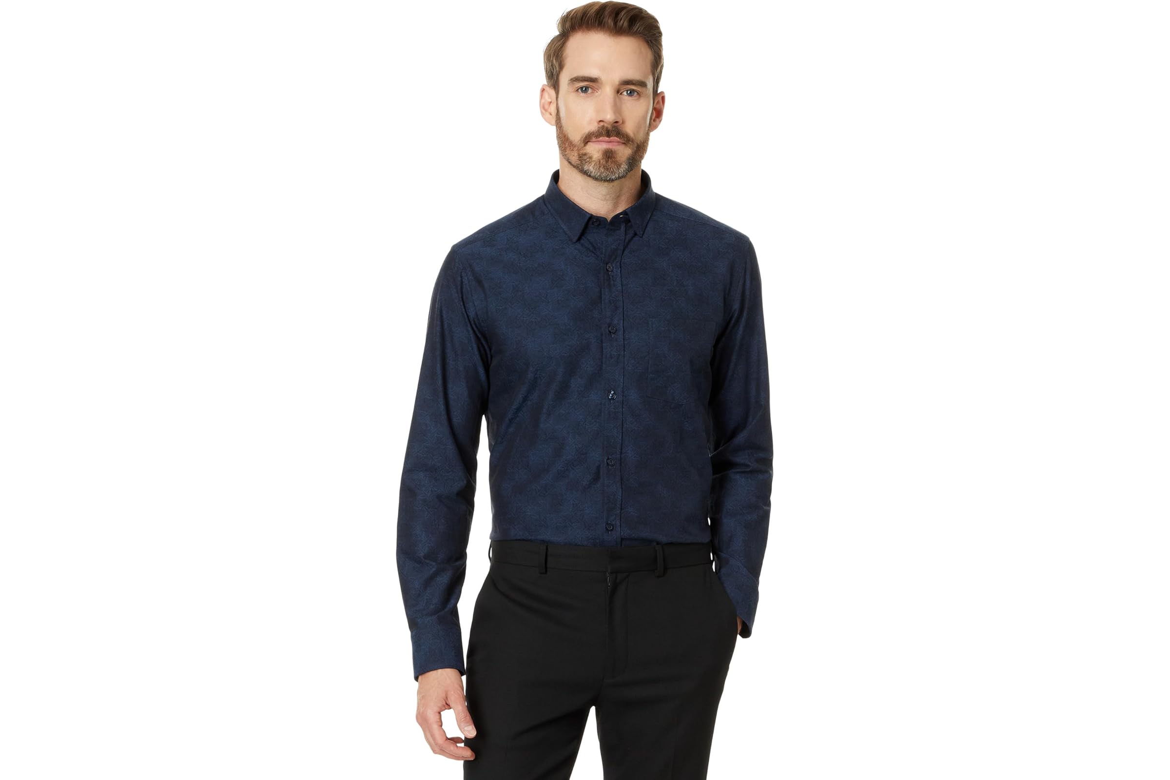 Johnston - Murphy Jacquard Airplane Shirt 15990₽