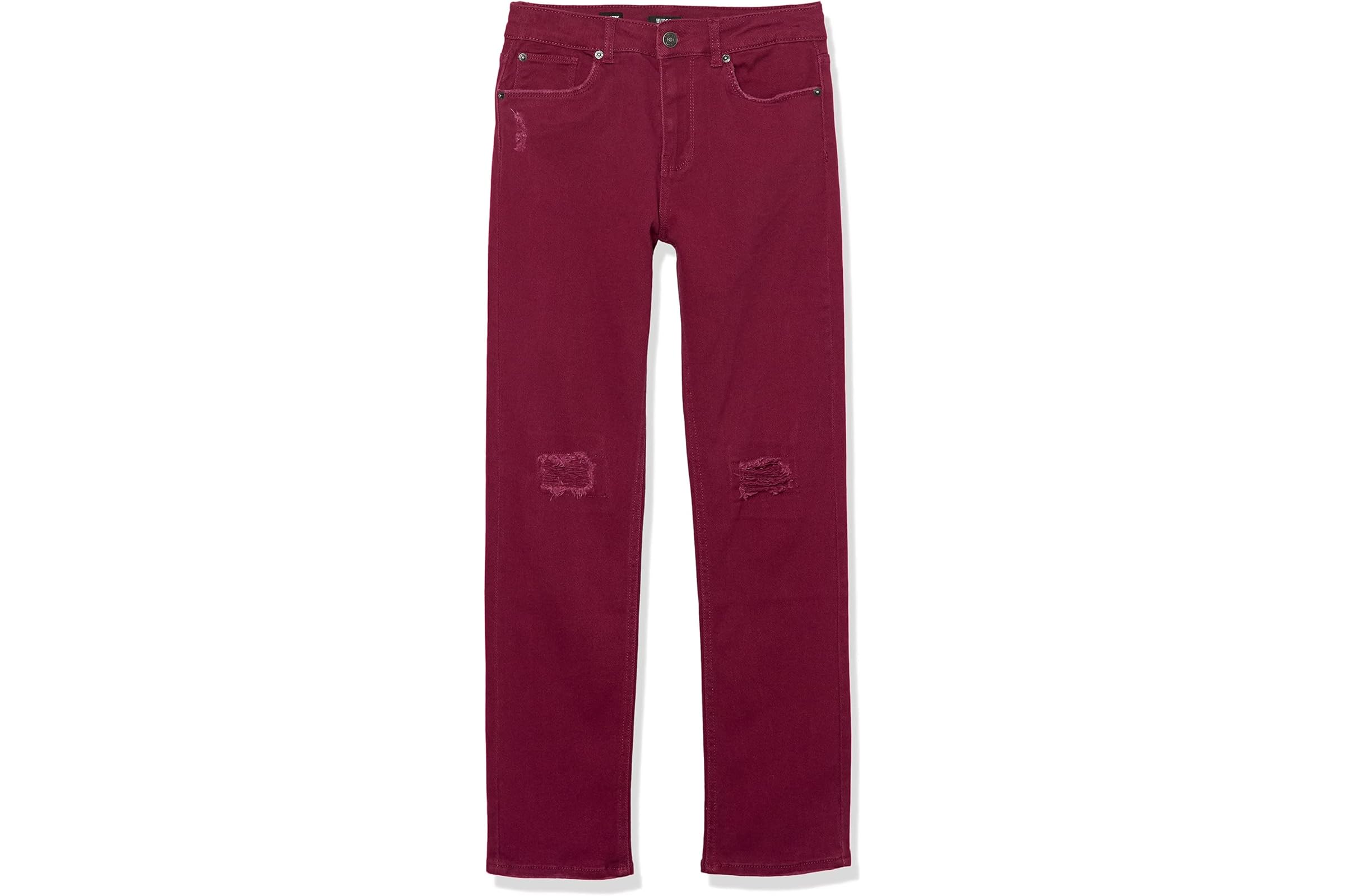 Hudson Kids Straight Leg Twill Pants in Magenta Purple (Big Kids)