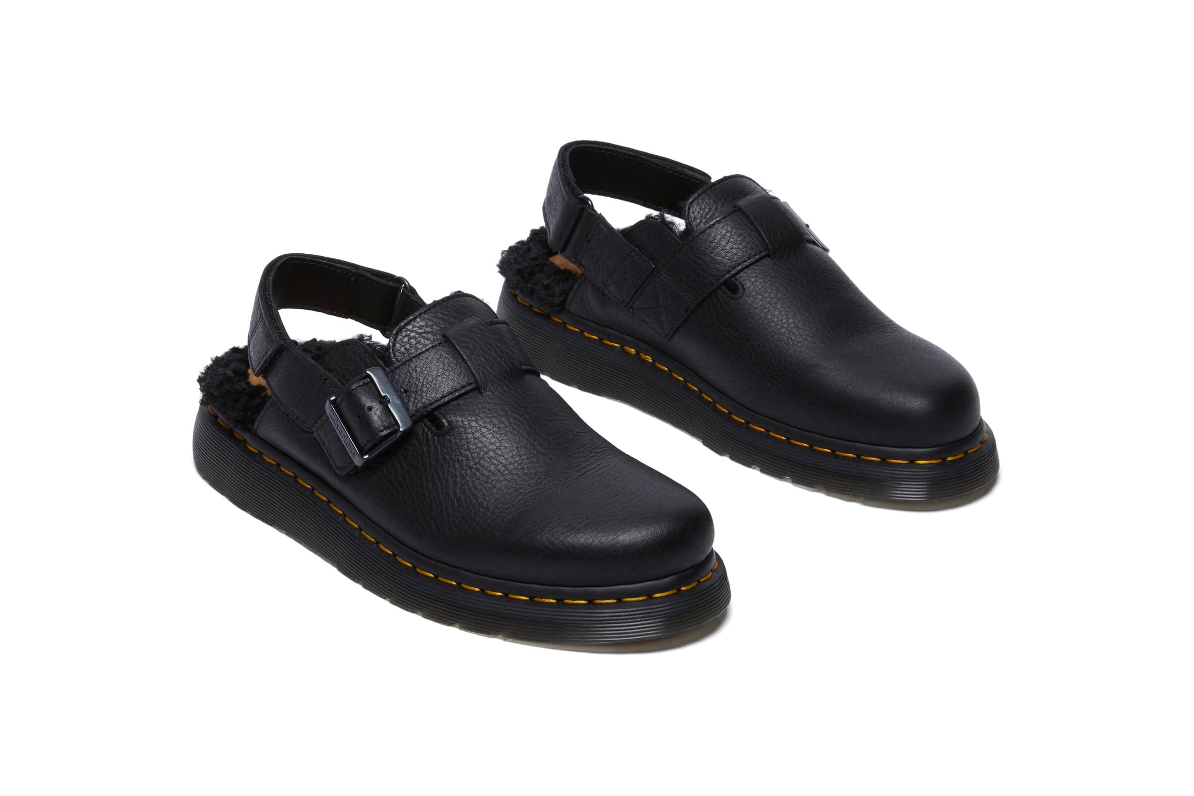 Dr Martens Jorge II Faux Fur Lined Leather Slingback Mules 24790₽