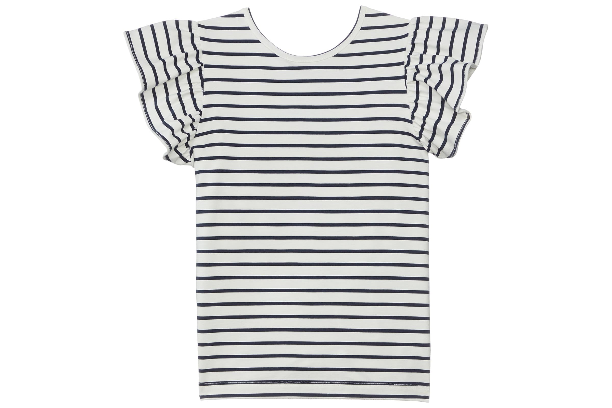 Janie and Jack Navy Stripe Ruffle Top ToddlerLittle KidBig Kid 3790₽