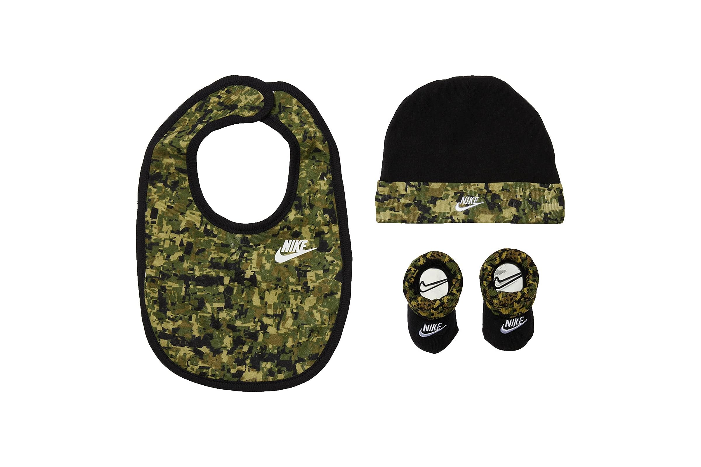 Nike Kids Digi Camo Hat Bib Bootie Set Infant 2890₽