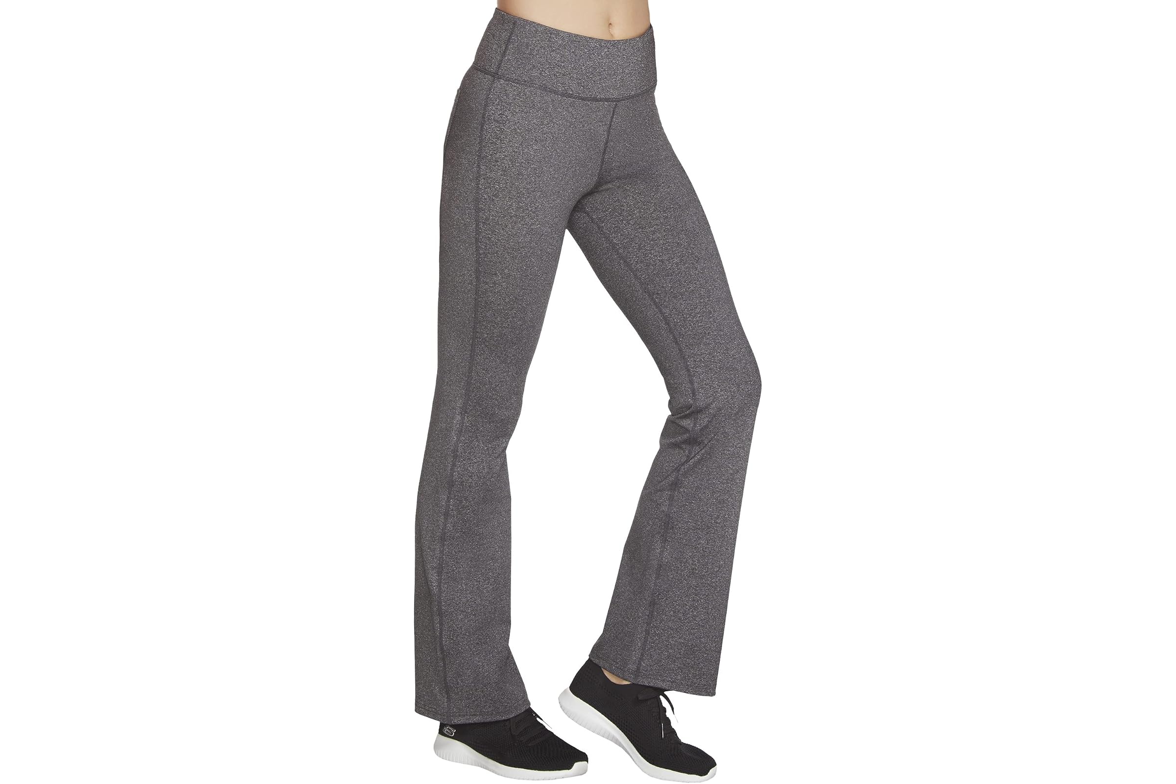 SKECHERS GO WALK High Waisted Flare Pants