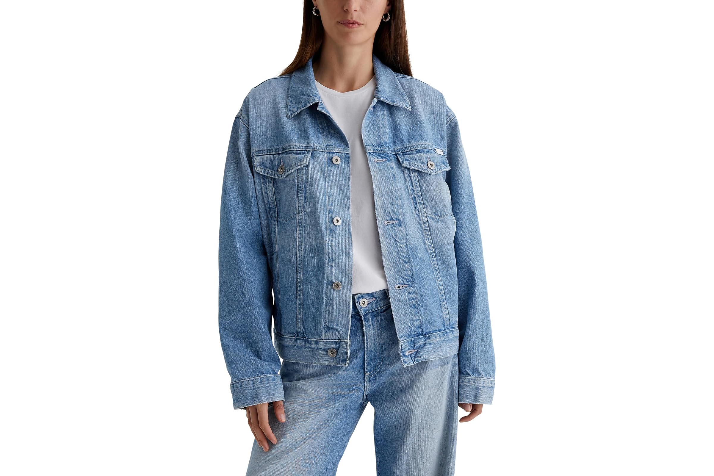 AG Jeans Ramie Oversized Trucker Jacket 18990₽