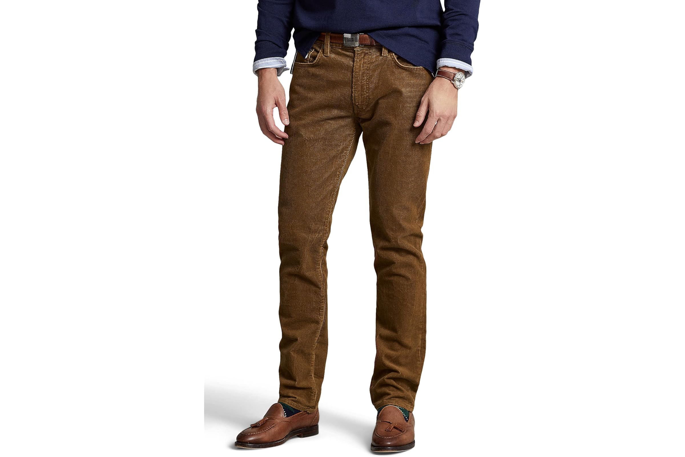 Джинсы Polo Ralph Lauren Varick Slim Straight Corduroy Pants