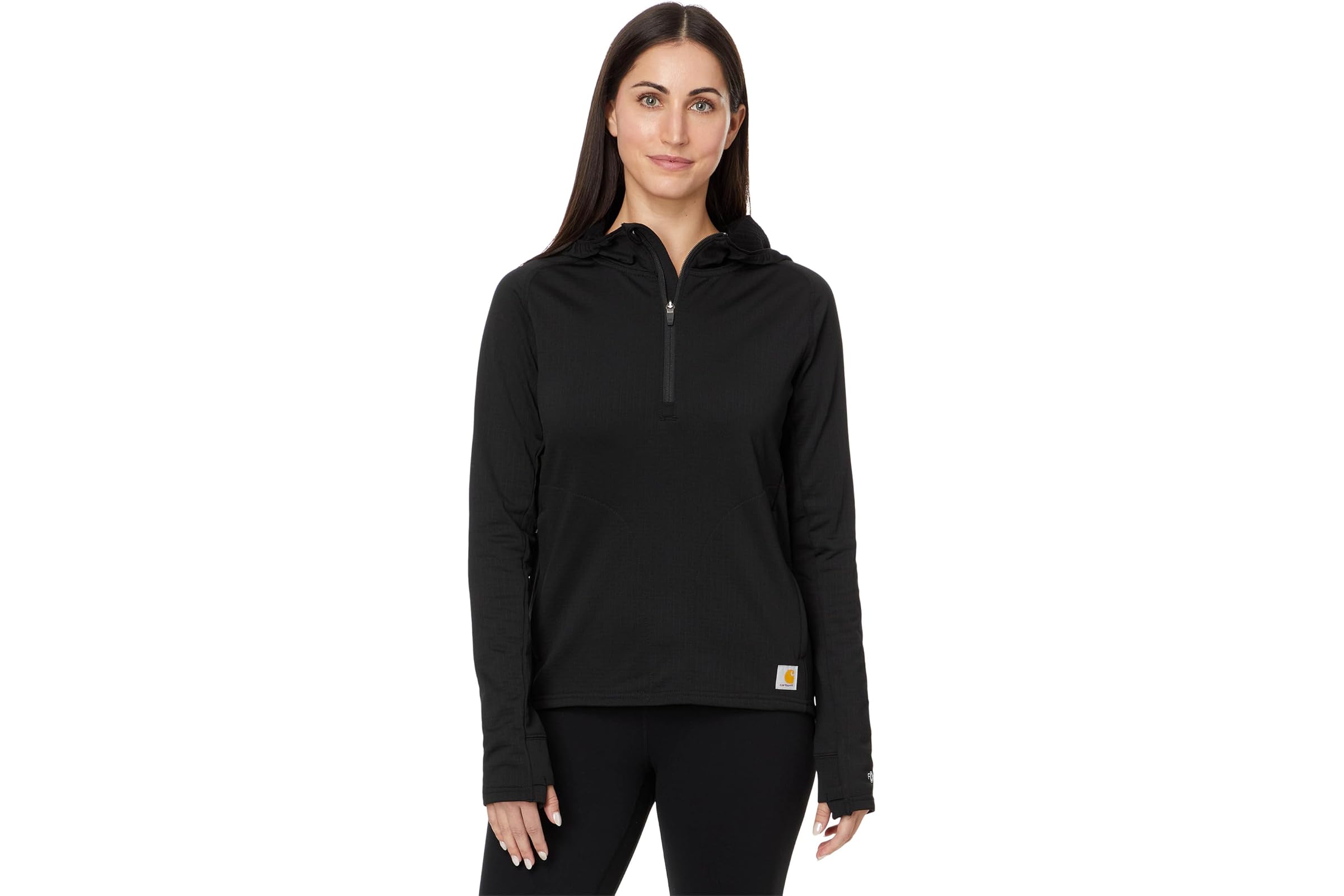 Carhartt Force Relaxed Fit 12 Zip Hooded T-Shirt 11590₽