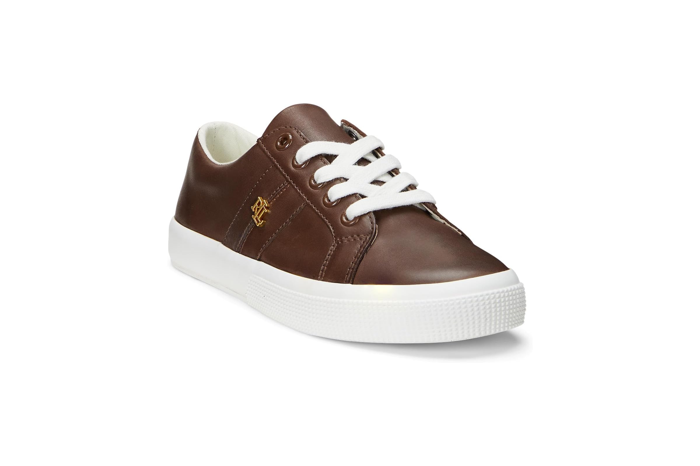 Женские кроссовки LAUREN Ralph Lauren Janson II Burnished Leather Sneakers 17690₽