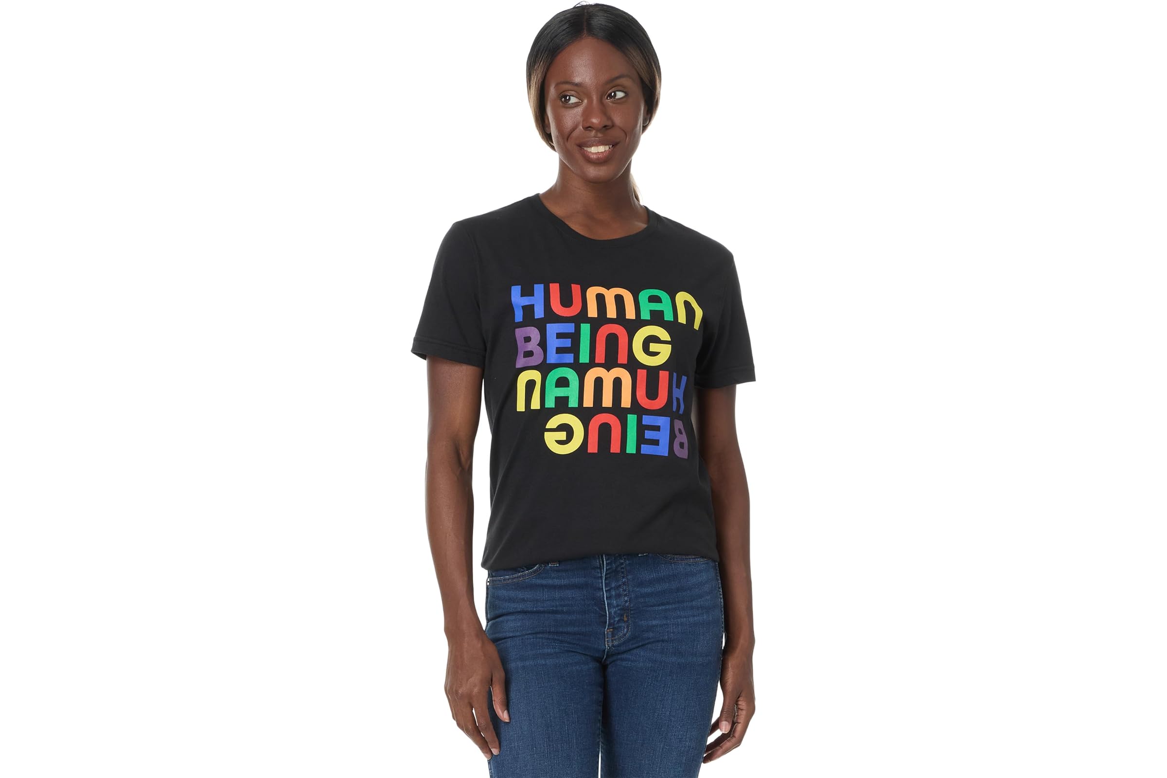 Мужская рубашка The Phluid Project Human Being Premium Blend Short Sleeve Tee