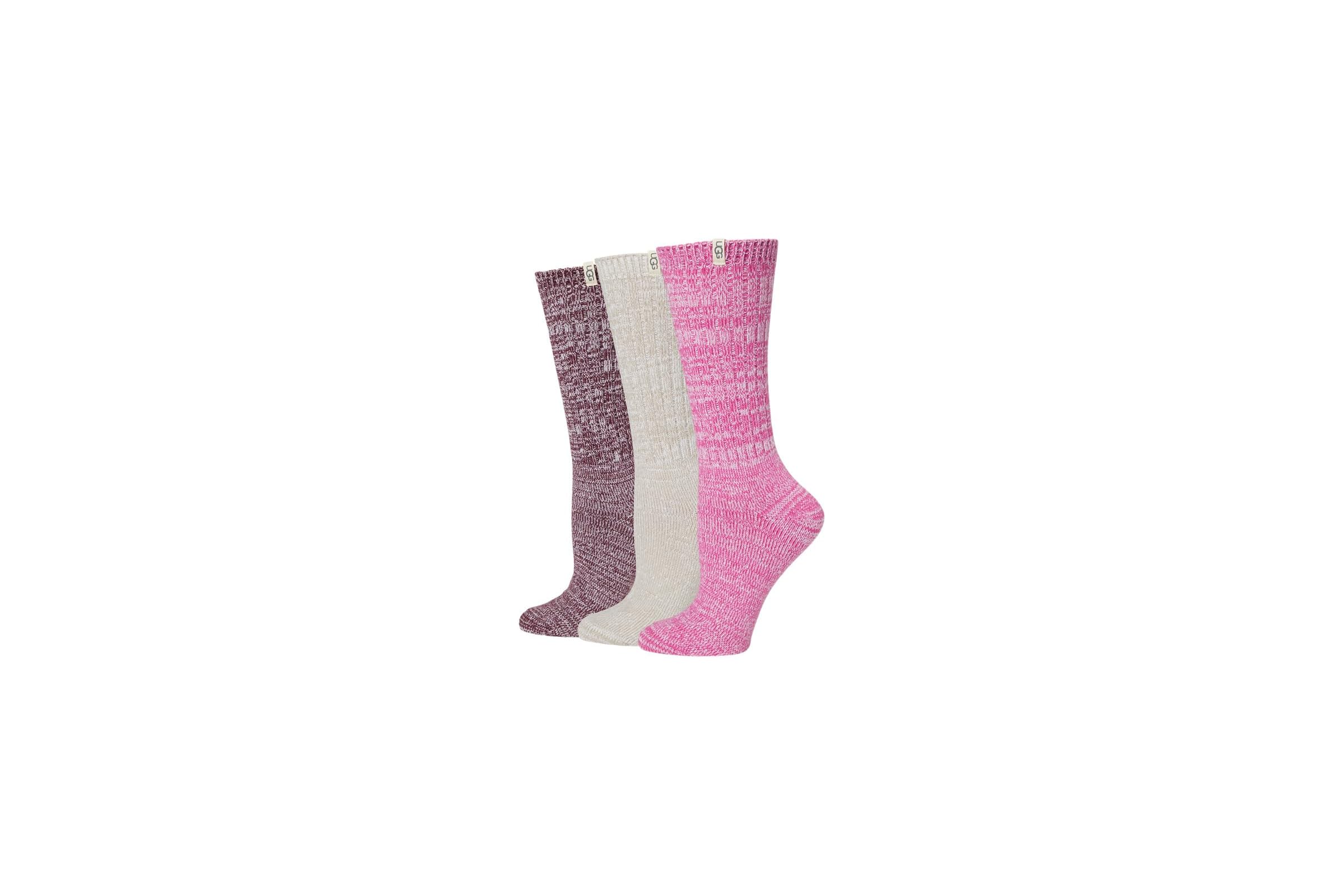 Носки UGG Rib Knit Slouchy Crew 3 Pack 8990₽