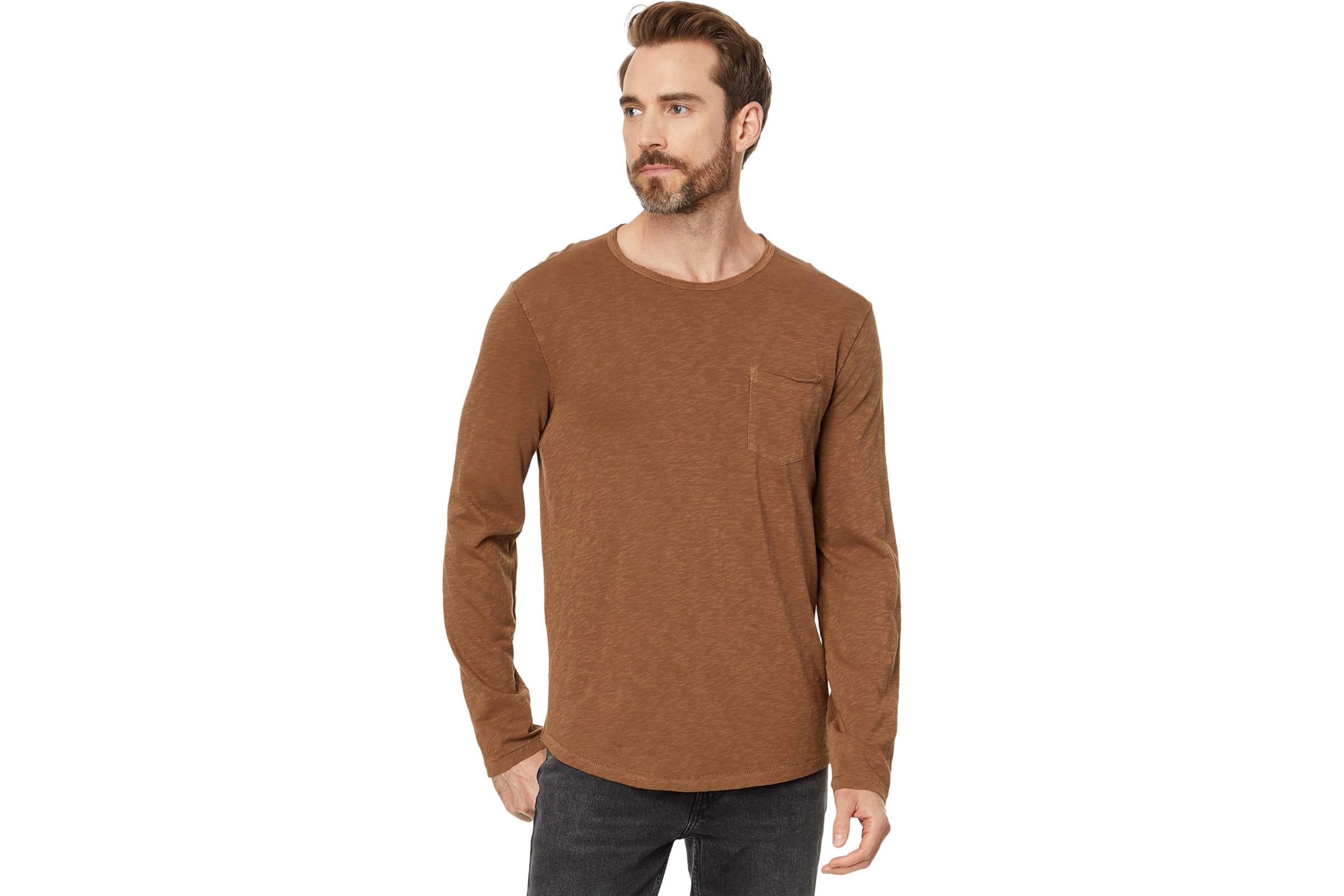 Мужская рубашка John Varvatos Sid Long Sleeve Tee K6393W24 19290₽